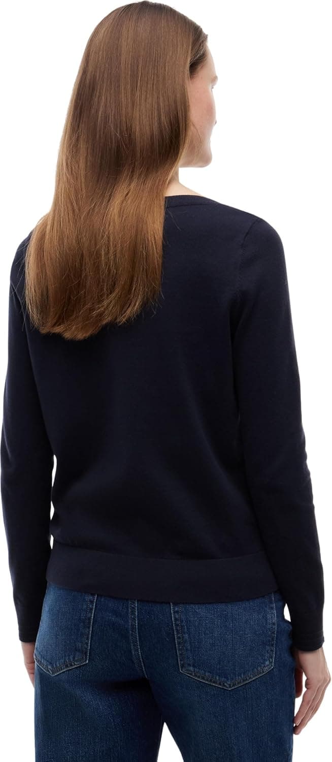 پلیور زنانه Tommy Hilfiger نخی بافت جرسی یقه قایقی پلیور زنانه Tommy Hilfiger نخی بافت جرسی یقه قایقی