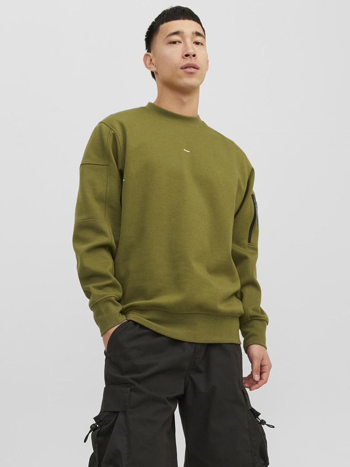 سوئیشرت مردانه JACK & JONES یقه گرد مدل 5003051968 سوئیشرت مردانه JACK & JONES یقه گرد مدل 5003051968