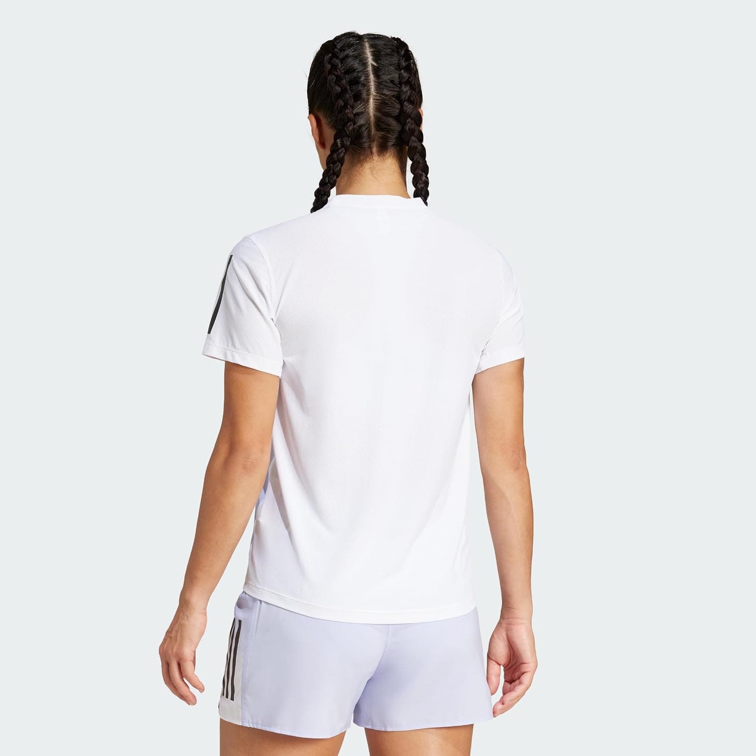 تیشرت زنانه adidas سفید مخصوص دویدن مدل JC9889 تیشرت زنانه adidas سفید مخصوص دویدن مدل JC9889