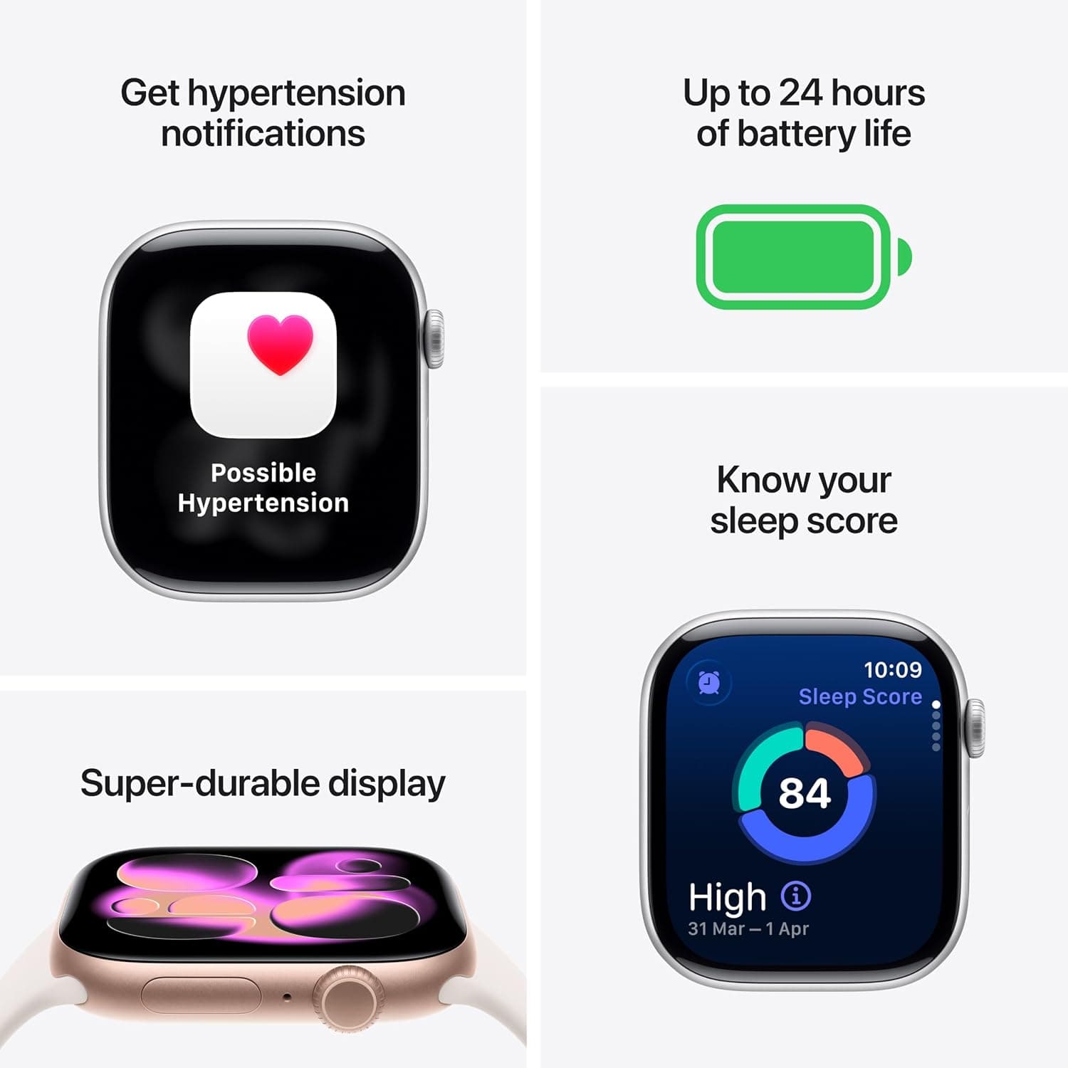 ساعت هوشمند Apple Watch Series 11 GPS + Cellular 42mm با بدنه تیتانیومی طلایی و بند میلانی طلایی ساعت هوشمند Apple Watch Series 11 GPS + Cellular 42mm با بدنه تیتانیومی طلایی و بند میلانی طلایی
