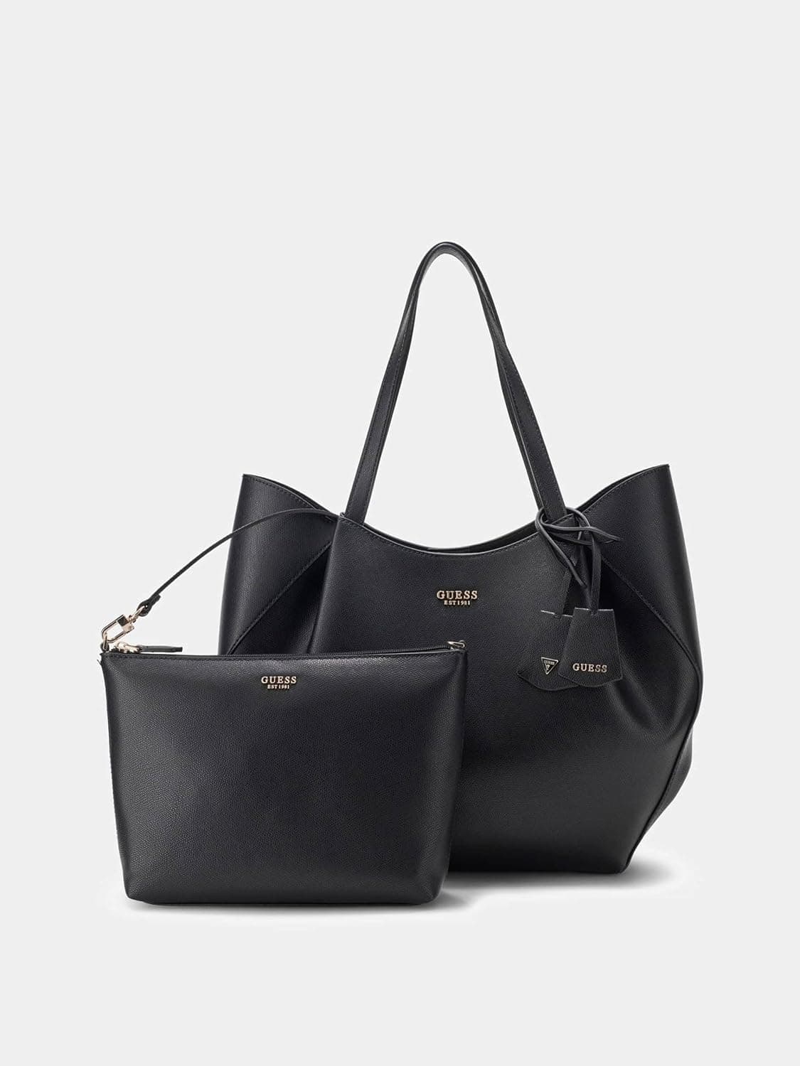 کیف توت زنانه GUESS بژ 2 in 1 مدل Amorette کیف توت زنانه GUESS بژ 2 in 1 مدل Amorette