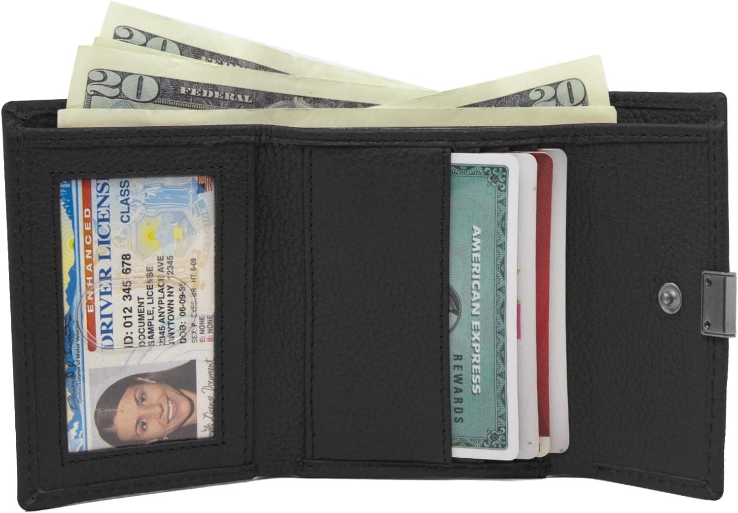 کیف پول زنانه Timberland چرمی RFID کوچک Indexer Snap کیف پول زنانه Timberland چرمی RFID کوچک Indexer Snap