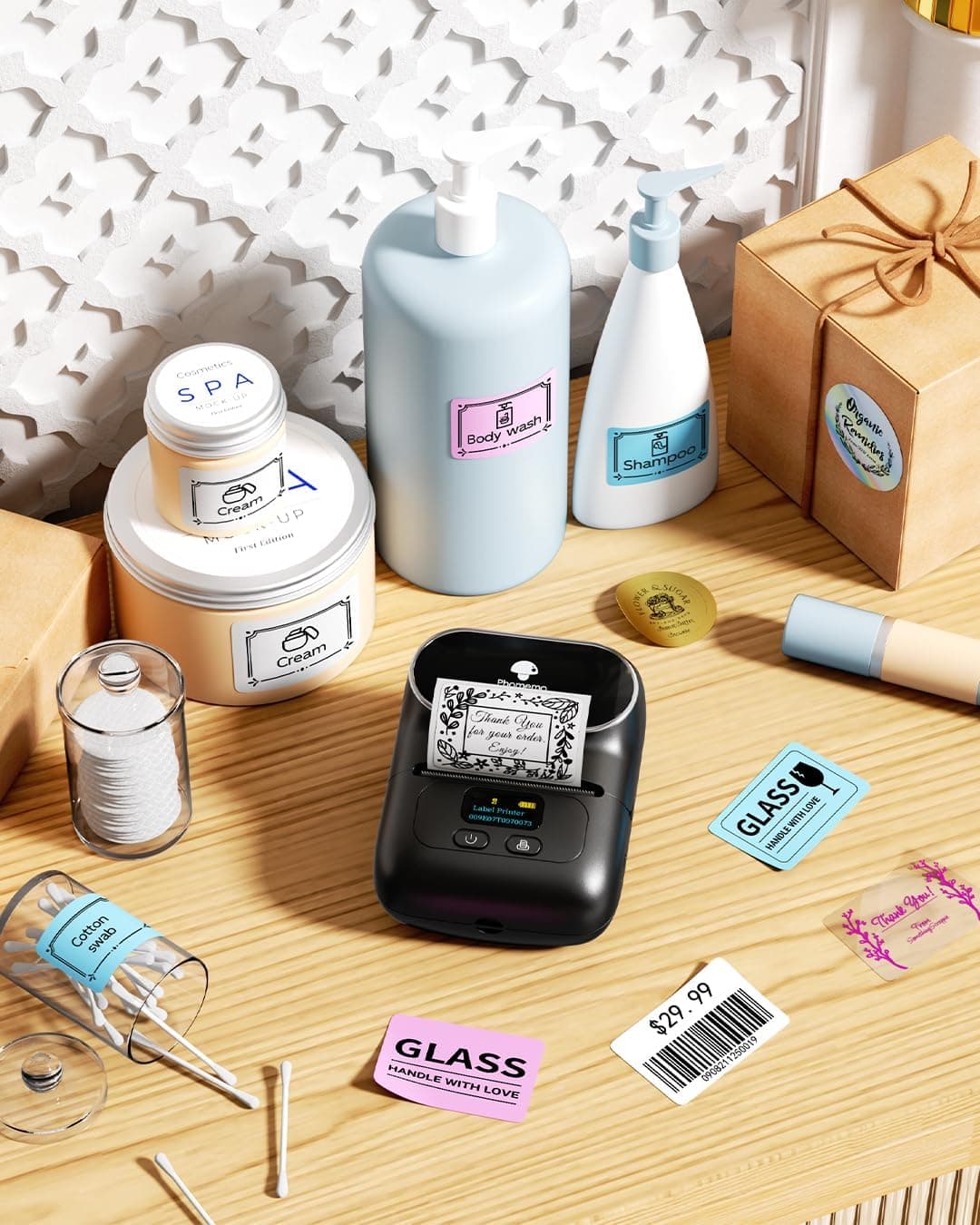 لیبلپرینتر Phomemo بلوتوثی با قابلیت چاپ بارکد مدل M110 لیبلپرینتر Phomemo بلوتوثی با قابلیت چاپ بارکد مدل M110