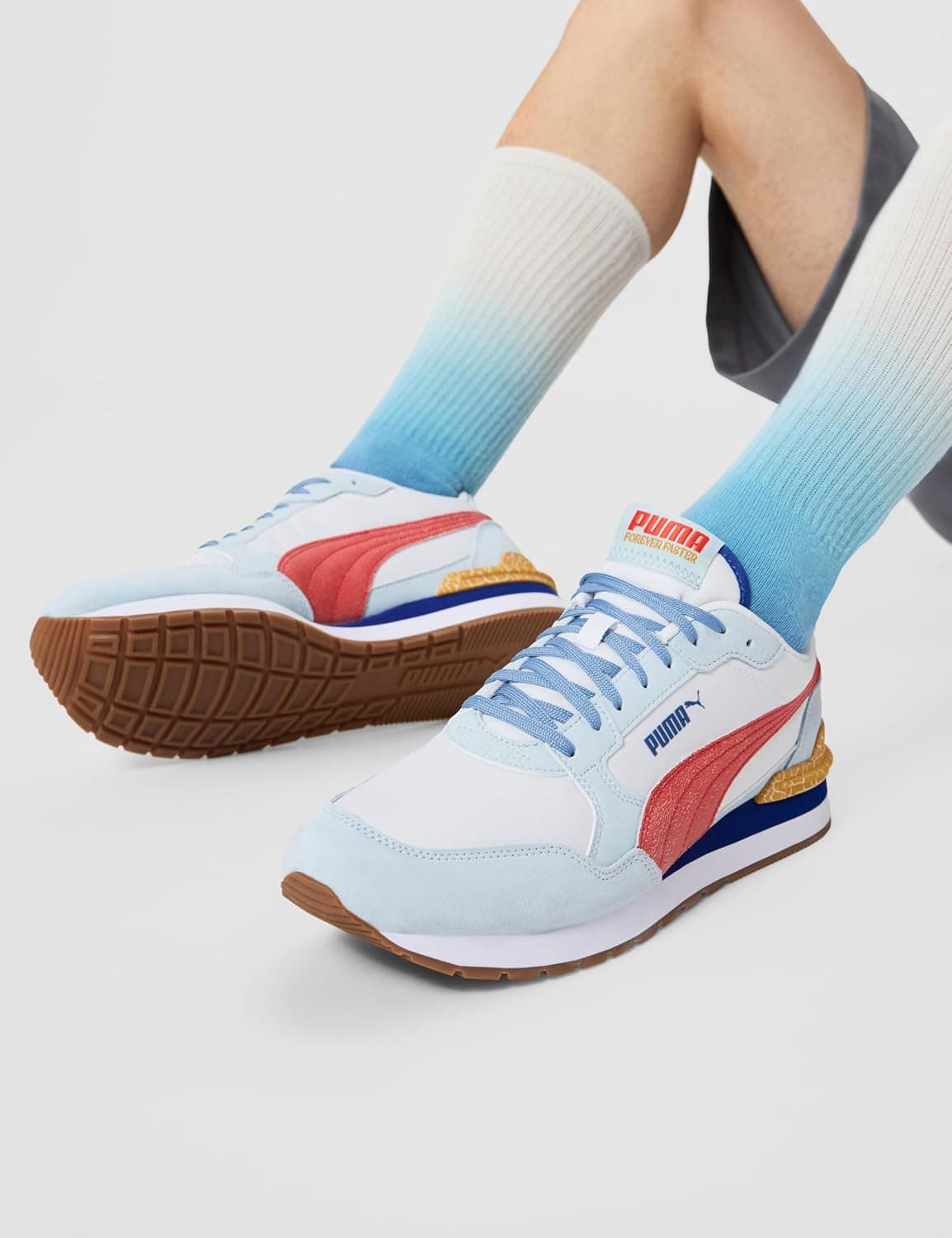 کفش ورزشی یونیسکس بزرگسالان PUMA رترو ران مدل ST Runner v4 L کفش ورزشی یونیسکس بزرگسالان PUMA رترو ران مدل ST Runner v4 L