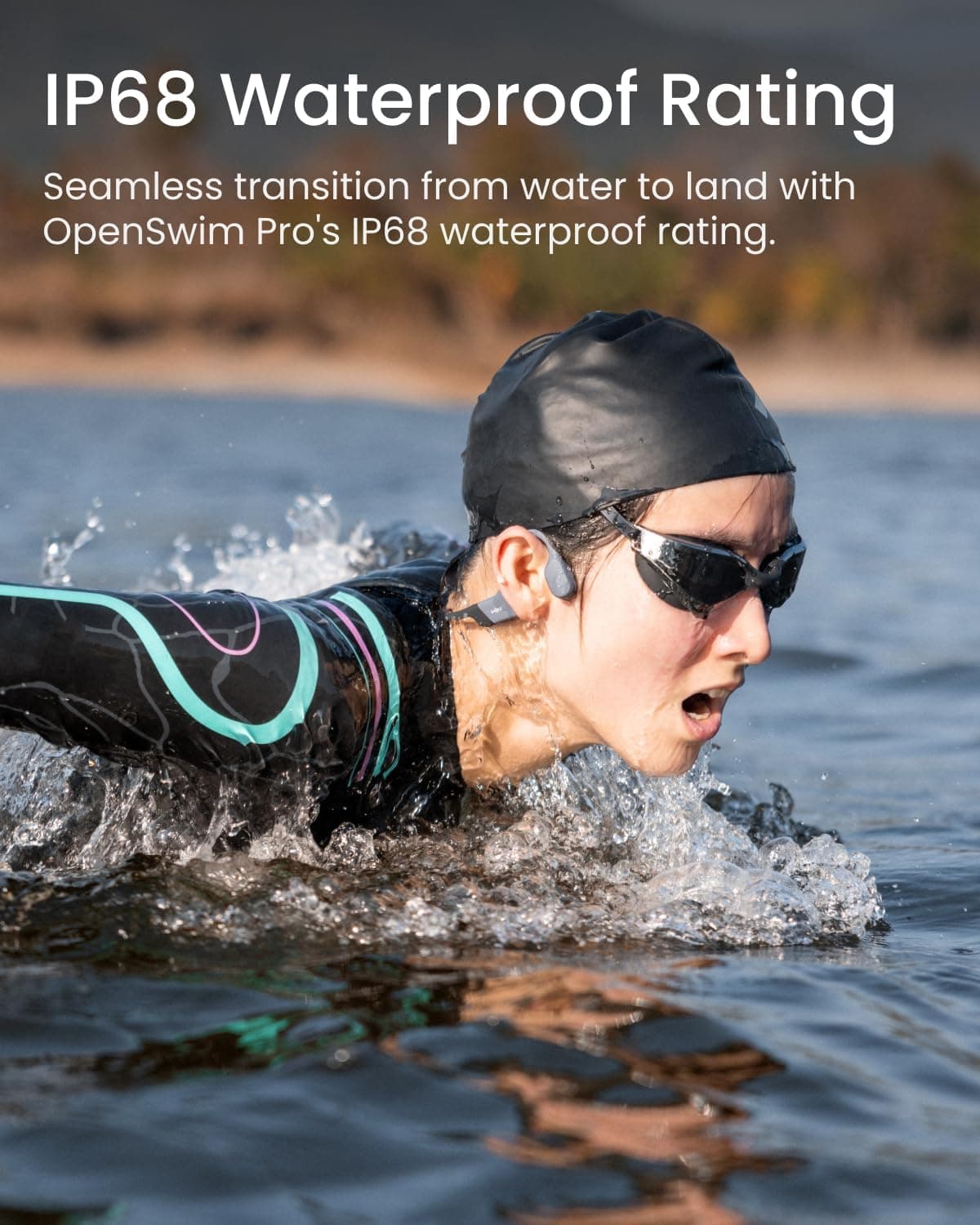 هدفون ورزشی SHOKZ انتقال استخوانی ضدآب IP68 مدل OpenSwim Pro خاکستری هدفون ورزشی SHOKZ انتقال استخوانی ضدآب IP68 مدل OpenSwim Pro خاکستری