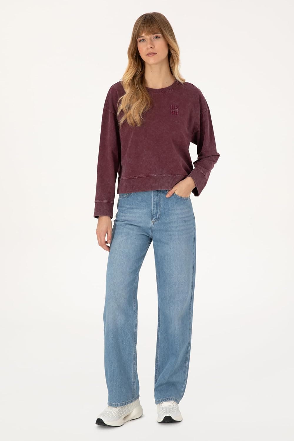 سویشرت زنانه U.S. POLO ASSN. قهوهای موشی مدل 50314186-VR052 سویشرت زنانه U.S. POLO ASSN. قهوهای موشی مدل 50314186-VR052