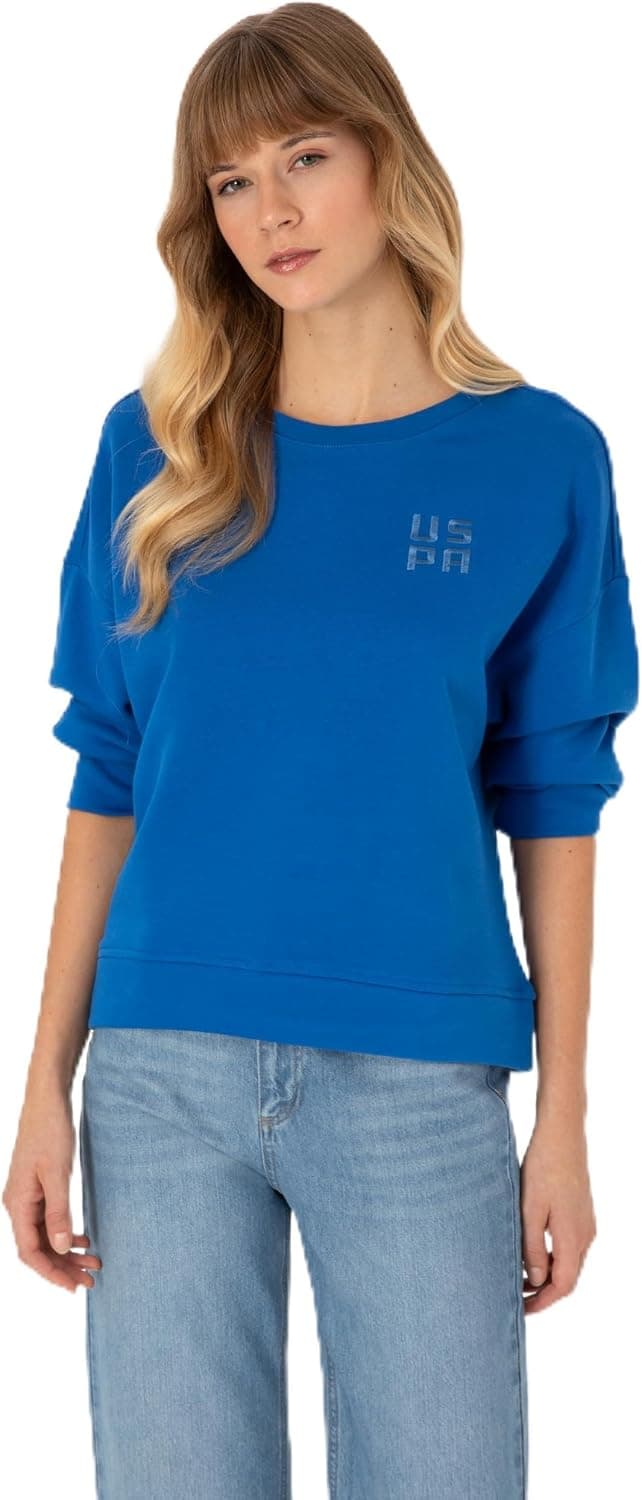 سویشرت زنانه U.S. POLO ASSN. آبی تیره مدل 50313565-VR032 سویشرت زنانه U.S. POLO ASSN. آبی تیره مدل 50313565-VR032