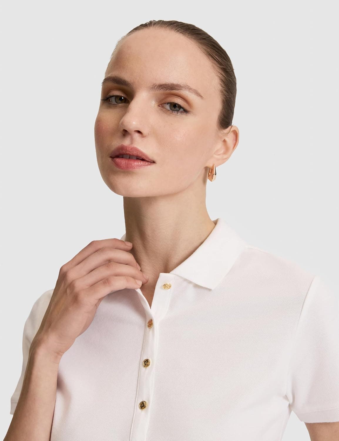 تیشرت زنانه Pierre Cardin سفید بیسیک مدل 50325456-VR013 تیشرت زنانه Pierre Cardin سفید بیسیک مدل 50325456-VR013