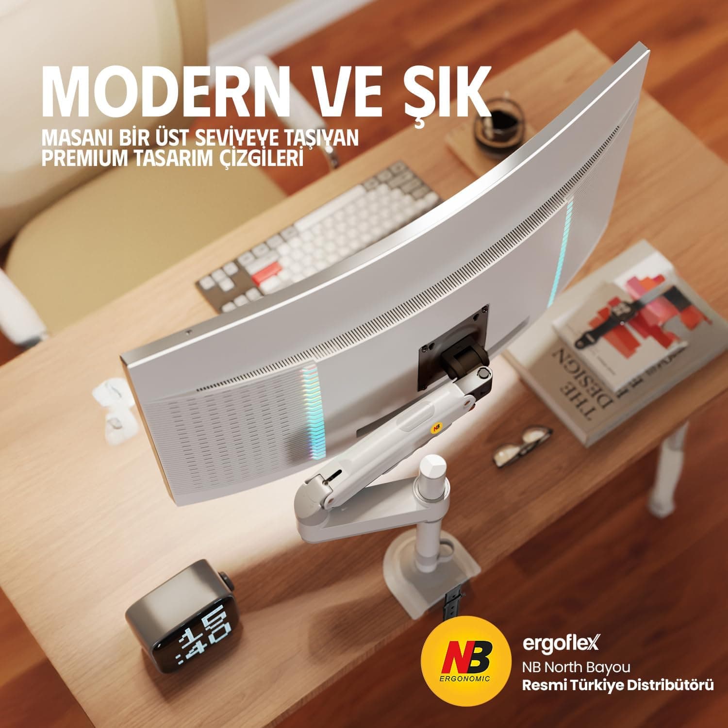 پایه مانیتور ergoflex ارگونومیک 17 پایه مانیتور ergoflex ارگونومیک 17