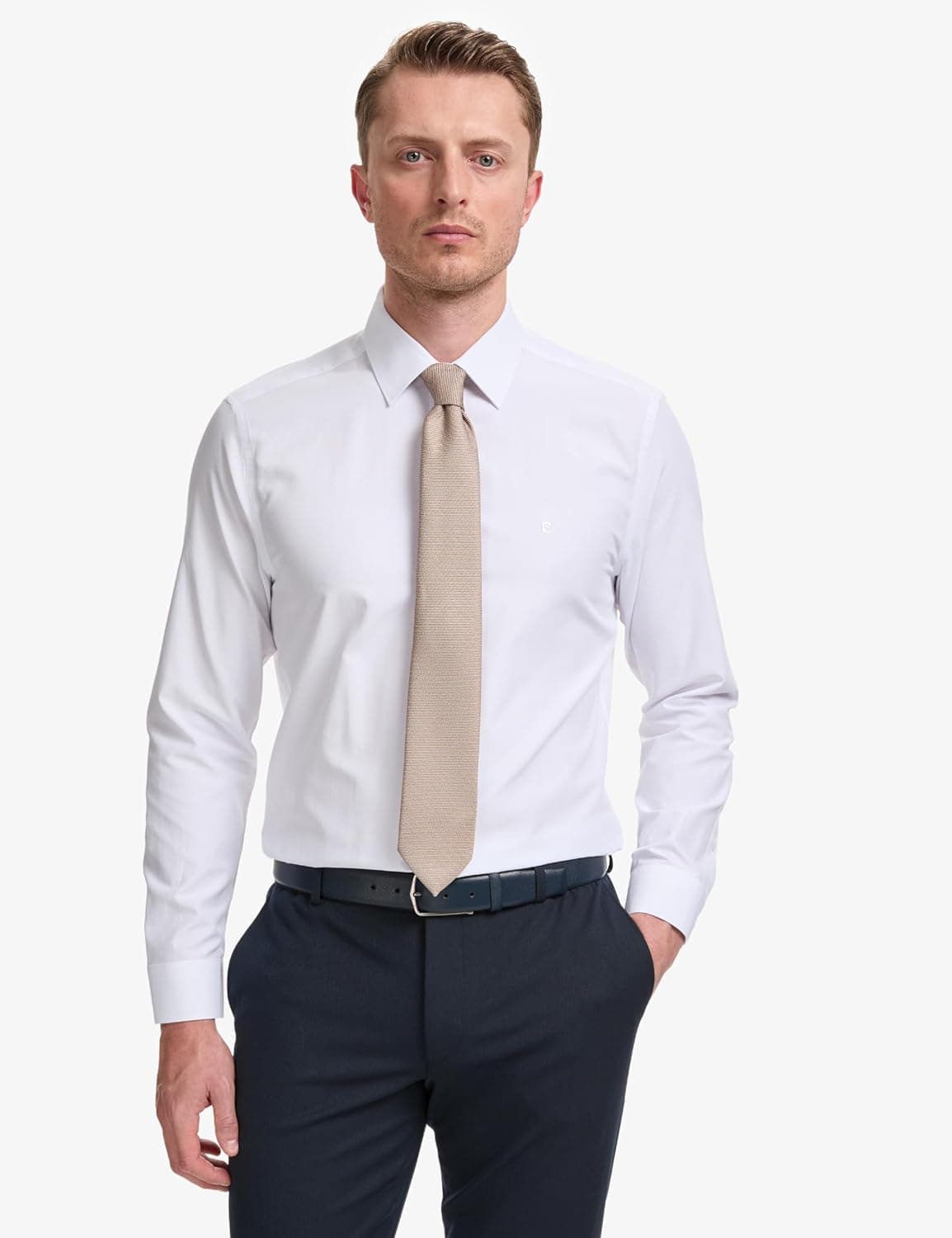 پیراهن مردانه Pierre Cardin سفید Basic مدل 50325337-VR013 پیراهن مردانه Pierre Cardin سفید Basic مدل 50325337-VR013