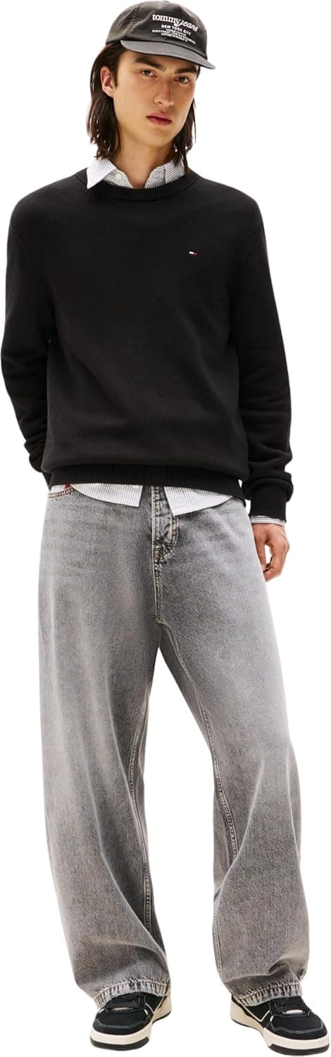 سوئیشرت مردانه Tommy Jeans اسلیم مدل TJM SLIM ESS SWEATER EXT سوئیشرت مردانه Tommy Jeans اسلیم مدل TJM SLIM ESS SWEATER EXT