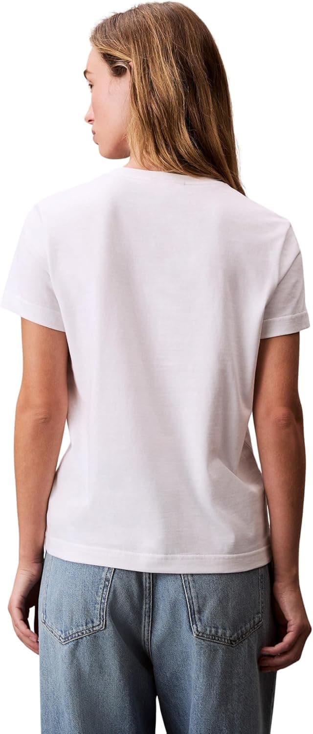 تیشرت زنانه Calvin Klein یقه گرد MONOGRAM تیشرت زنانه Calvin Klein یقه گرد MONOGRAM
