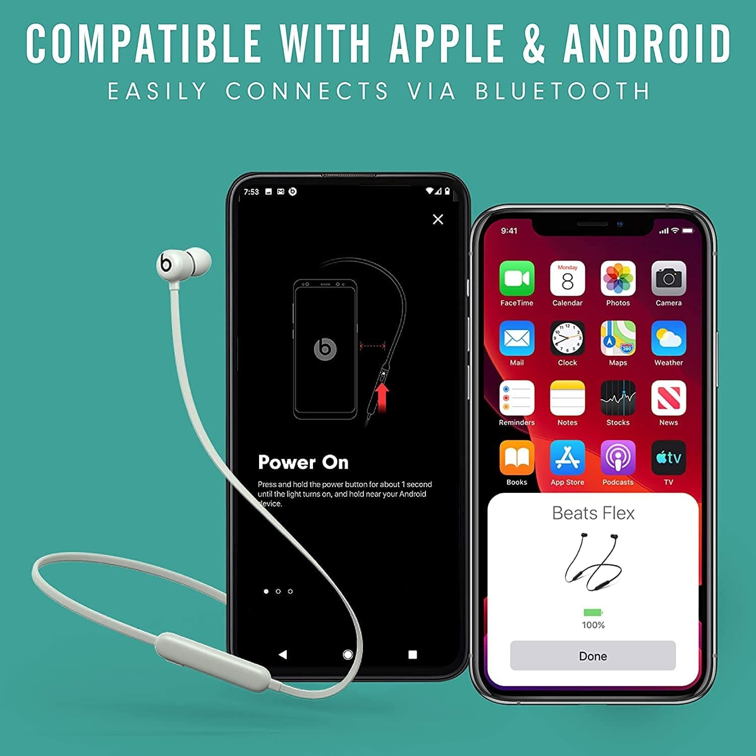 گوشی بلوتوثی داخل گوش Beats Flex با چیپ Apple W1 خاکستری گوشی بلوتوثی داخل گوش Beats Flex با چیپ Apple W1 خاکستری