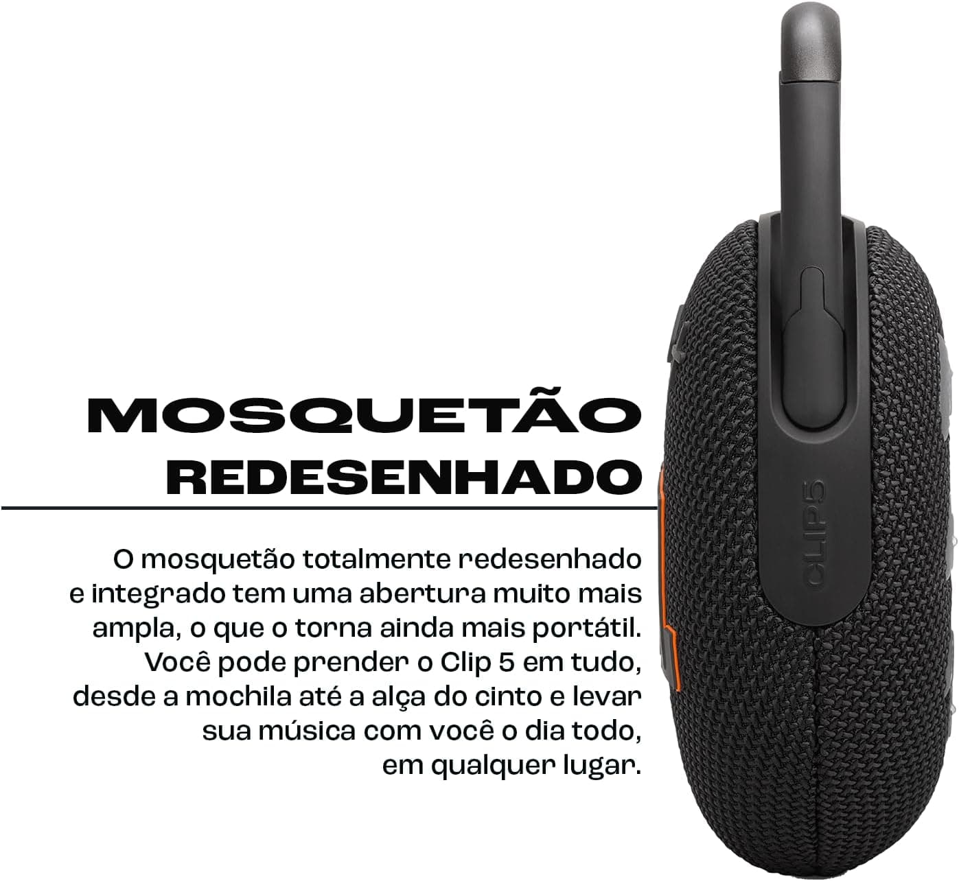 اسپیکر بلوتوثی ضدآب JBL Clip 5 مدل JBLCLIP5BLK مشکی اسپیکر بلوتوثی ضدآب JBL Clip 5 مدل JBLCLIP5BLK مشکی