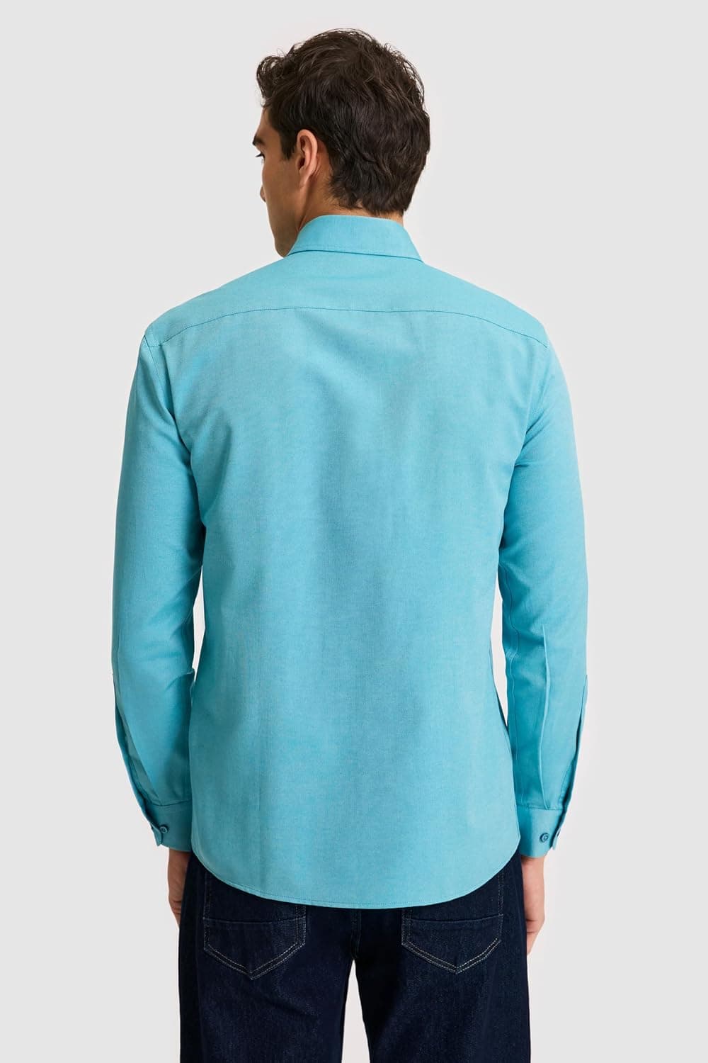 پیراهن مردانه آستینبلند ساده سبز تیره U.S. POLO ASSN. مدل 50324708 VR079 پیراهن مردانه آستینبلند ساده سبز تیره U.S. POLO ASSN. مدل 50324708 VR079