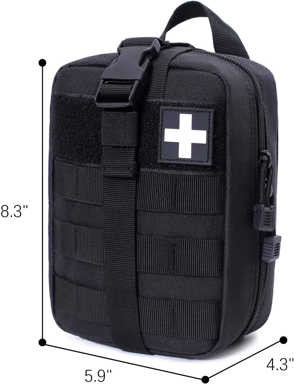 کیف کمکهای اولیه تاکتیکی Molle Honestptner نایلونی 600D با قابلیت جداسازی سریع EMT فقط کیف کیف کمکهای اولیه تاکتیکی Molle Honestptner نایلونی 600D با قابلیت جداسازی سریع EMT فقط کیف