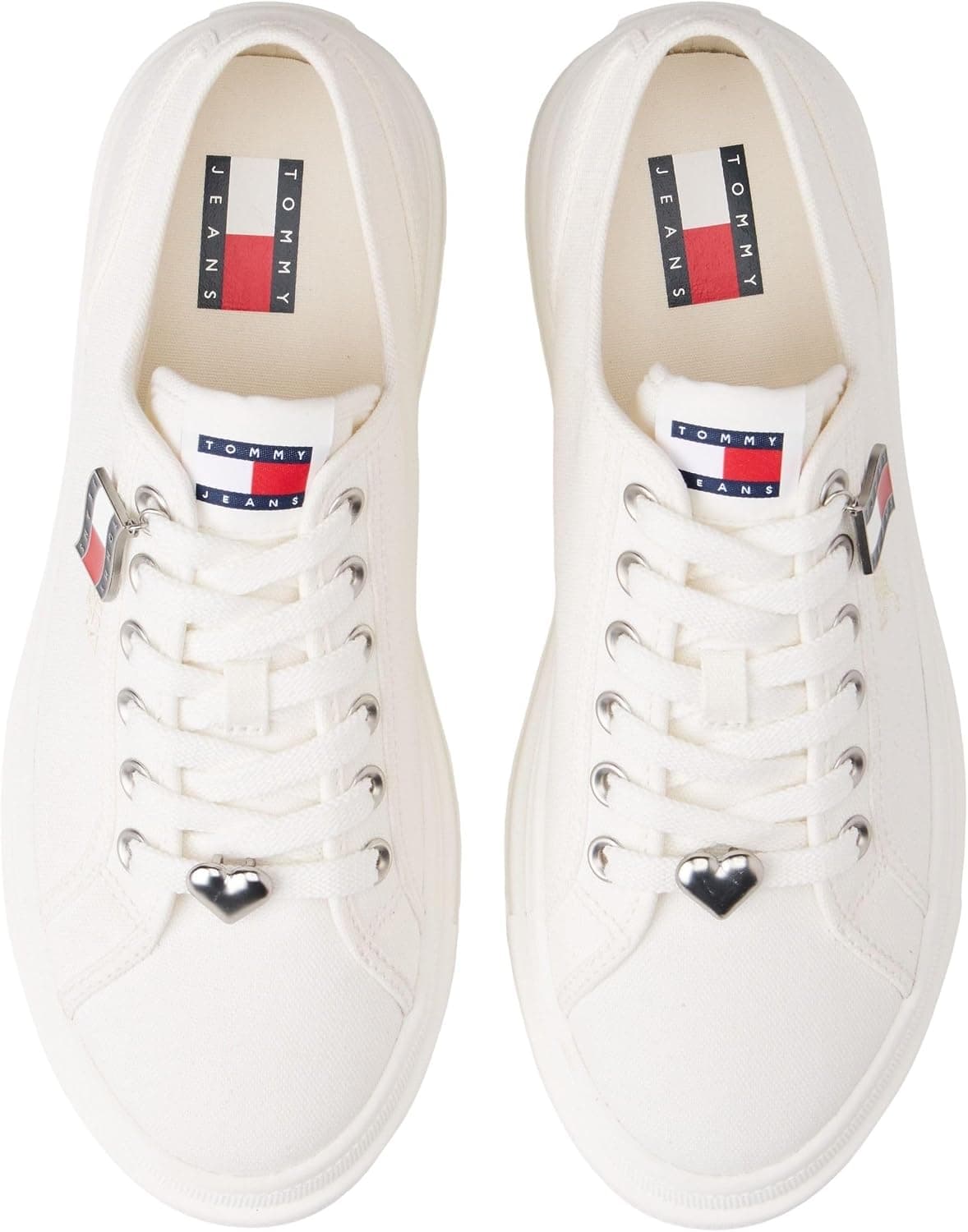 کفش اسنیکر زنانه Tommy Jeans مدل TJW FLATFORM SNEAKER CHARMS کفش اسنیکر زنانه Tommy Jeans مدل TJW FLATFORM SNEAKER CHARMS