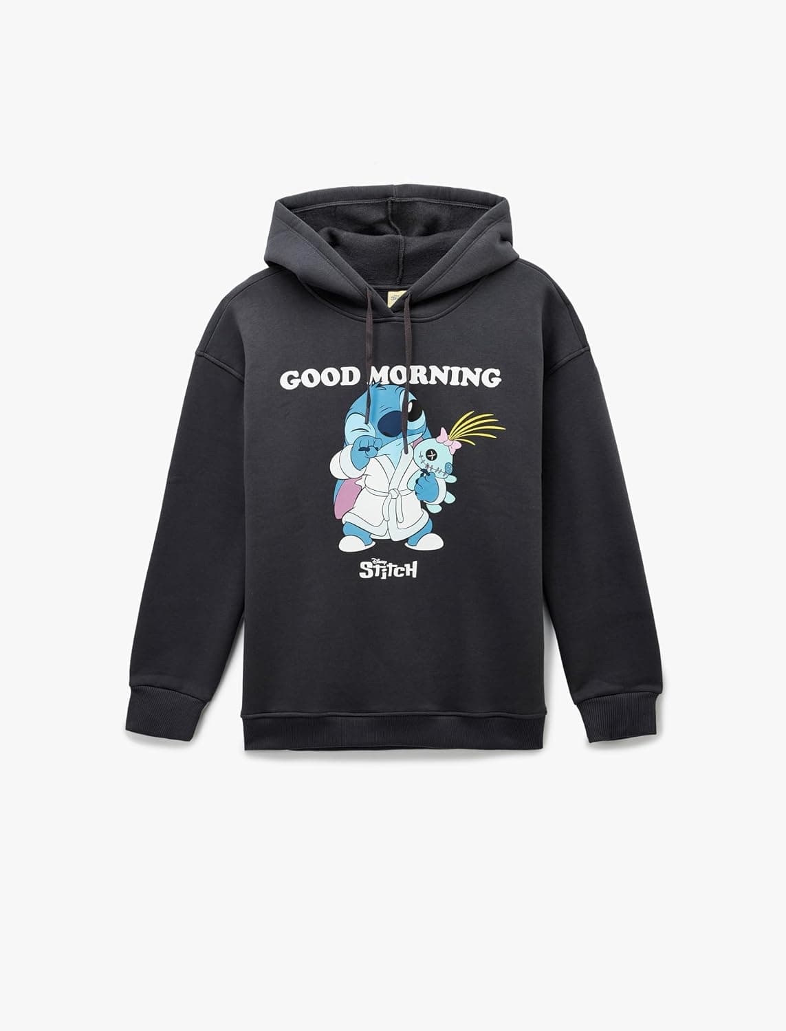 سویشرت Koton کلاهدار آستینبلند اورسایز چاپی دارای مجوز Stitch سویشرت Koton کلاهدار آستینبلند اورسایز چاپی دارای مجوز Stitch