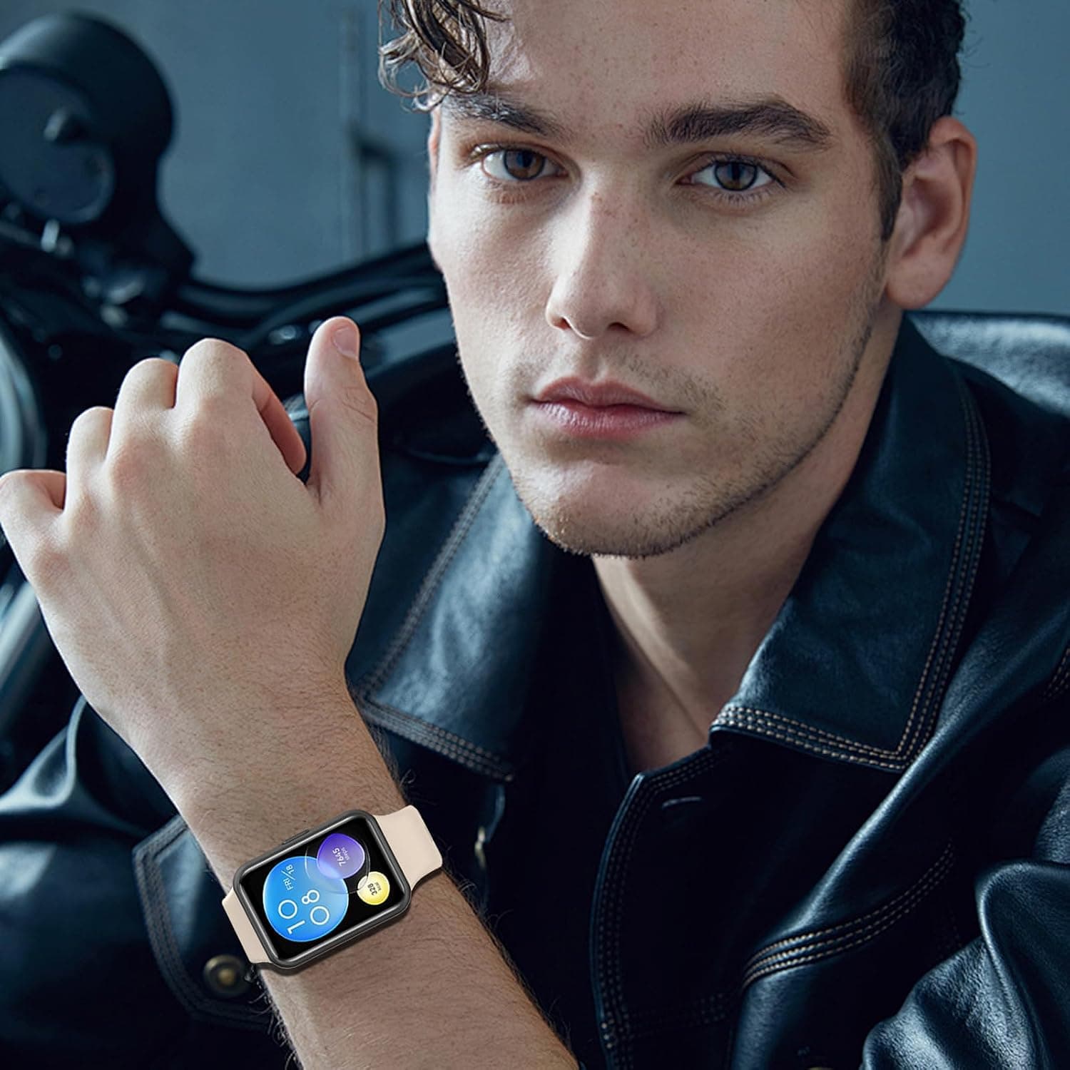 بند یدکی ساعت Wownadu سیلیکونی سازگار با Huawei Watch Fit 2/Active/Elegant زنانه و مردانه سفید Lunar بدون ساعت بند یدکی ساعت Wownadu سیلیکونی سازگار با Huawei Watch Fit 2/Active/Elegant زنانه و مردانه سفید Lunar بدون ساعت