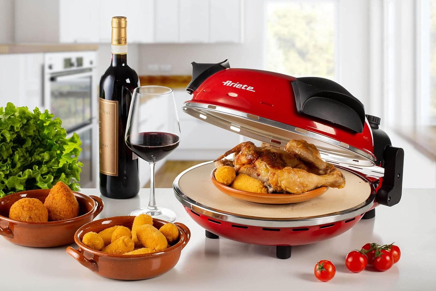 پیتزاپز برقی Ariete با صفحه سنگ نسوز 32cm مدل ART909 پیتزاپز برقی Ariete با صفحه سنگ نسوز 32cm مدل ART909