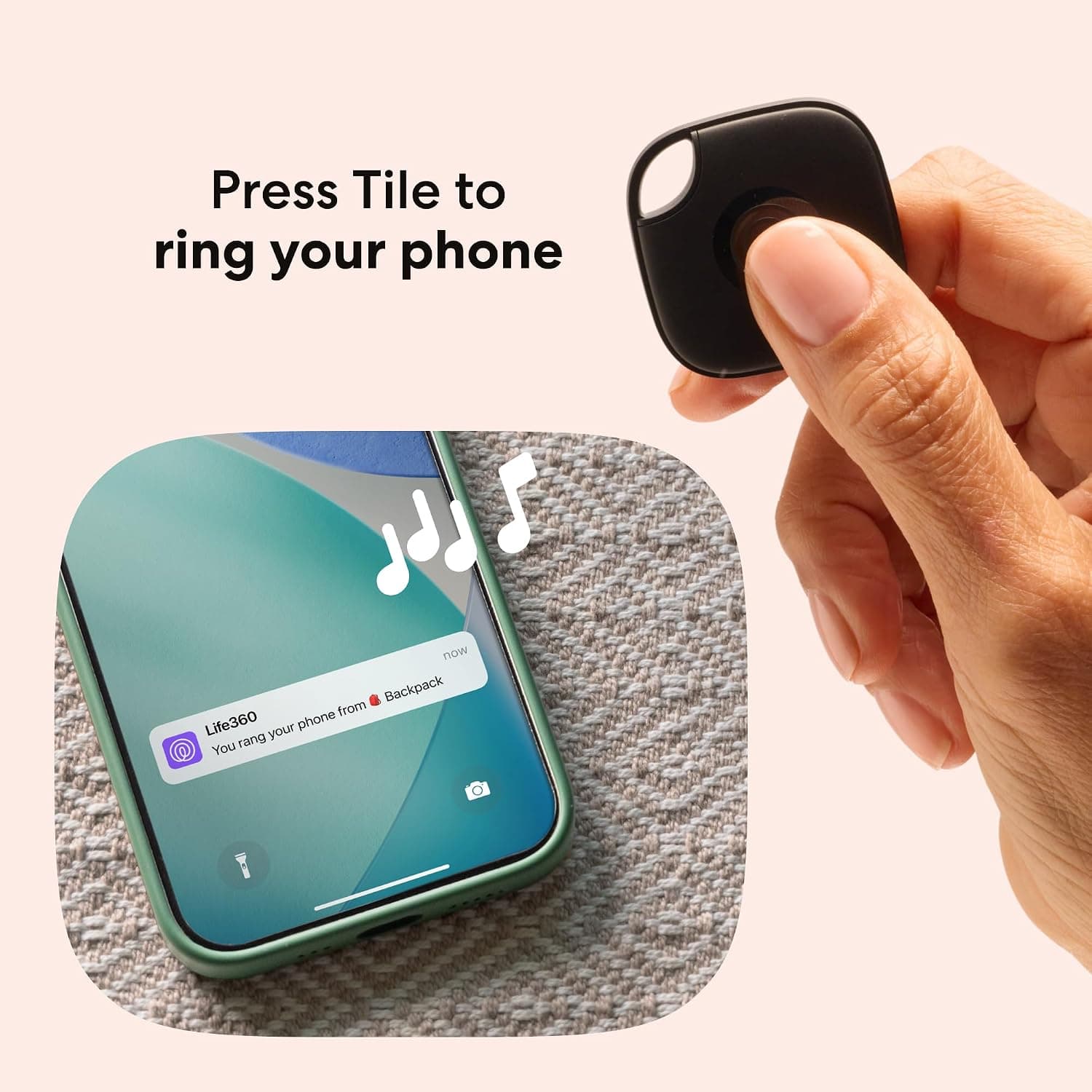 ردیاب بلوتوث Life360 سازگار iOS و Android مشکی Tile Mate 1 عددی ردیاب بلوتوث Life360 سازگار iOS و Android مشکی Tile Mate 1 عددی