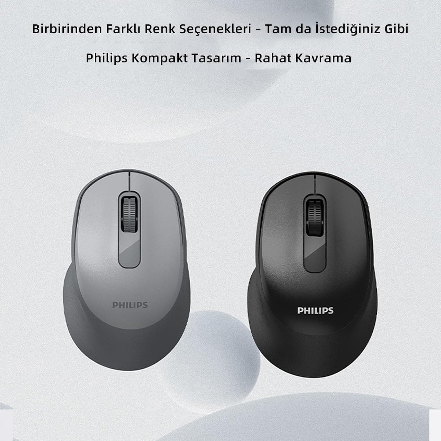ماوس بیسیم اپتیکال بیصدا PHILIPS با Bluetooth 5.2 و 2.4GHz و 1600DPI مشکی مدل SPK7448 ماوس بیسیم اپتیکال بیصدا PHILIPS با Bluetooth 5.2 و 2.4GHz و 1600DPI مشکی مدل SPK7448