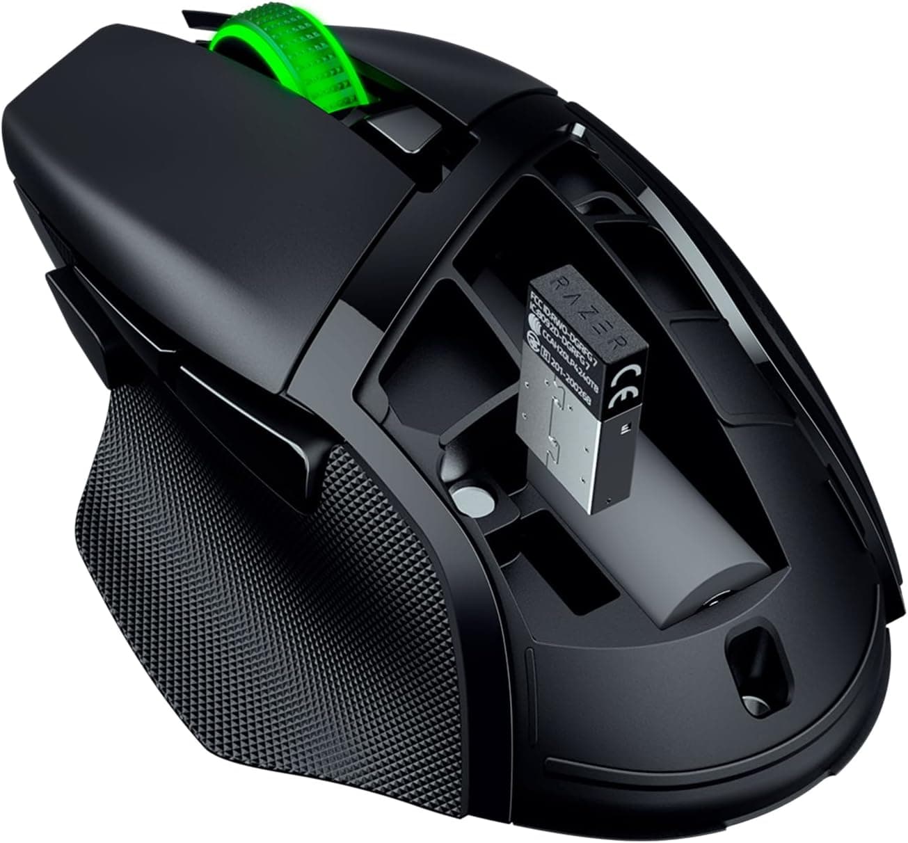 موس گیمینگ بیسیم Razer مدل Basilisk V3 X HyperSpeed با 9 کنترل قابلتنظیم، سنسور اپتیکال 18K، مشکی موس گیمینگ بیسیم Razer مدل Basilisk V3 X HyperSpeed با 9 کنترل قابلتنظیم، سنسور اپتیکال 18K، مشکی