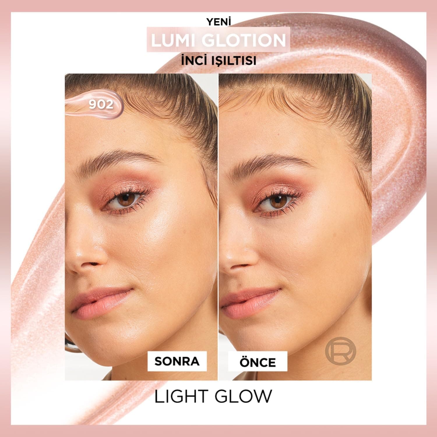 لوسیون روشنکننده با درخشش طبیعی L'Oreal Paris Glotion All-In-One رنگ 902 Light Glow 40 ml لوسیون روشنکننده با درخشش طبیعی L'Oreal Paris Glotion All-In-One رنگ 902 Light Glow 40 ml