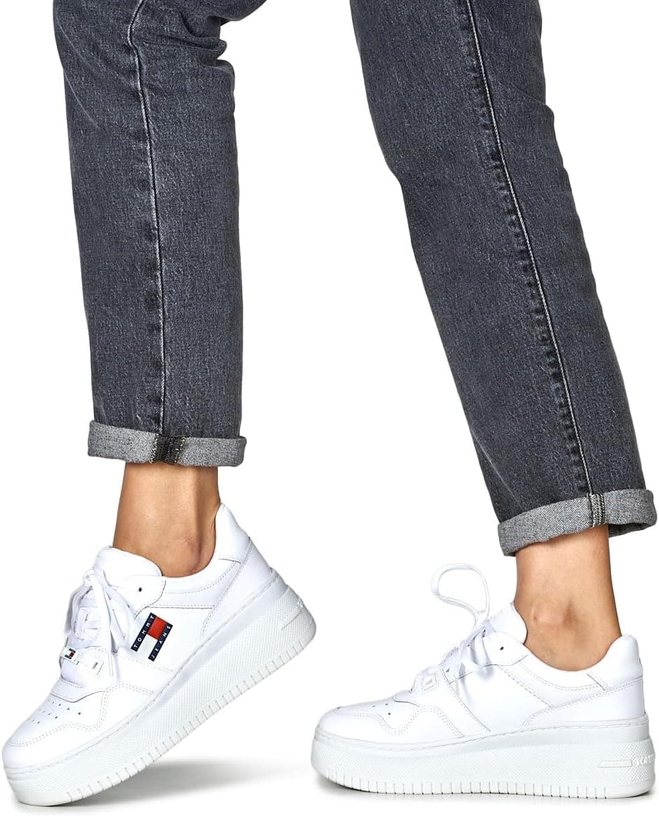 کفش ورزشی زنانه Tommy Jeans Tjw Retro Basket Flatform کفش ورزشی زنانه Tommy Jeans Tjw Retro Basket Flatform