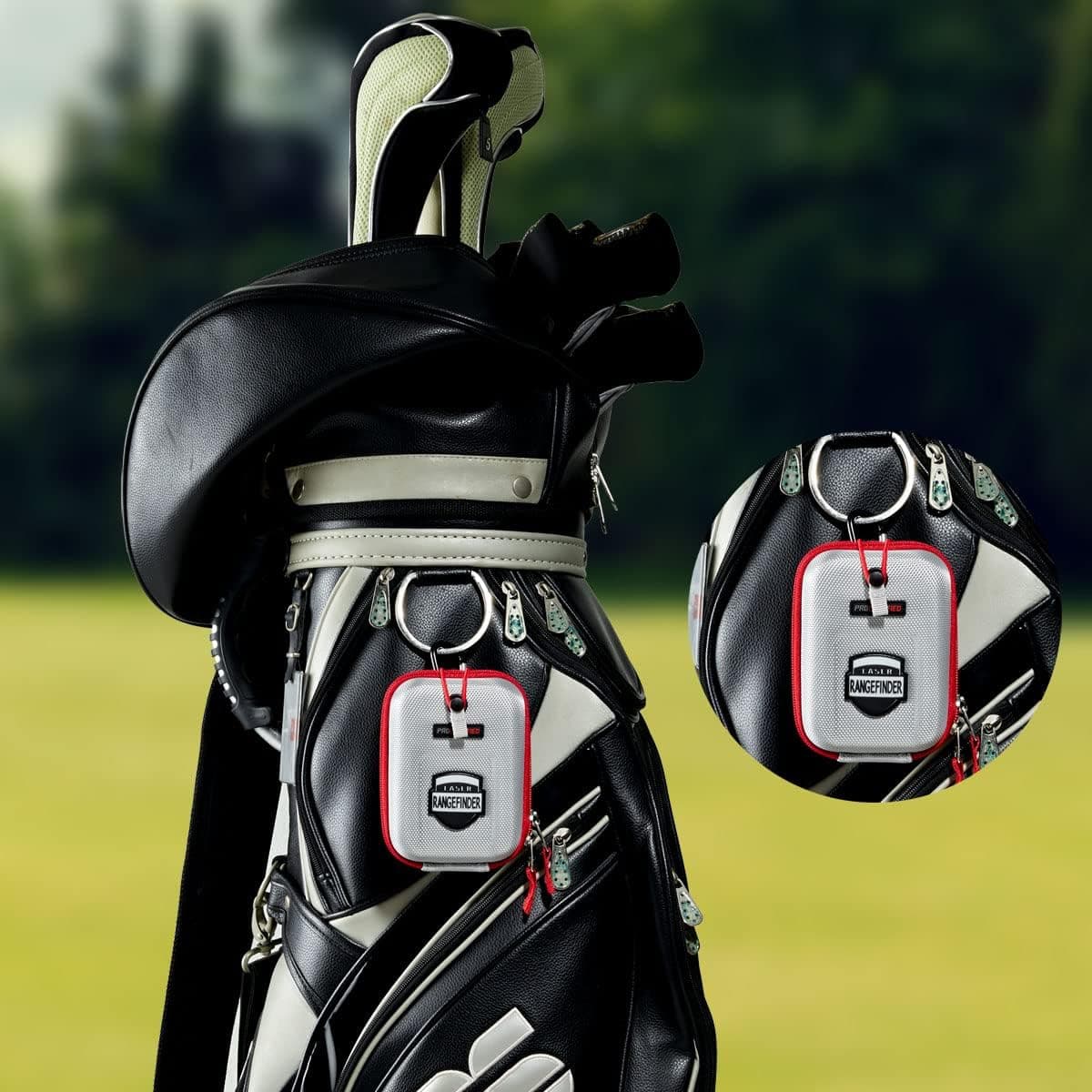 کیف حمل گلف JAWEGOLF با پوسته سخت EVA مناسب برای فاصلهیابهای Callaway 300 Pro و Bushnell V6 V5 V4 V3 V2 Pro X2 Pro XE کیف حمل گلف JAWEGOLF با پوسته سخت EVA مناسب برای فاصلهیابهای Callaway 300 Pro و Bushnell V6 V5 V4 V3 V2 Pro X2 Pro XE