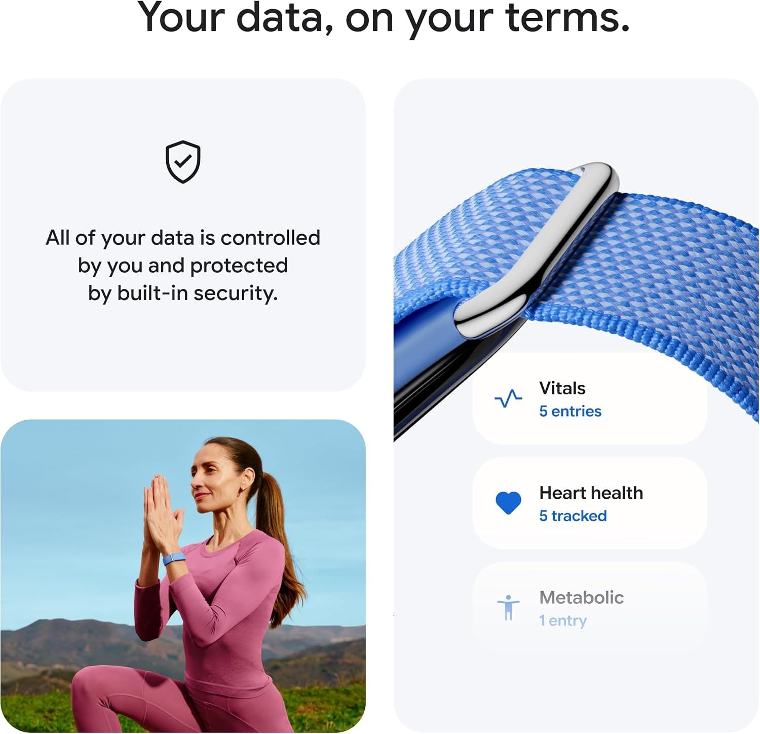 ردیاب فعالیت بدون صفحهنمایش Fitbit Air با پایش ضربان قلب و خواب ردیاب فعالیت بدون صفحهنمایش Fitbit Air با پایش ضربان قلب و خواب