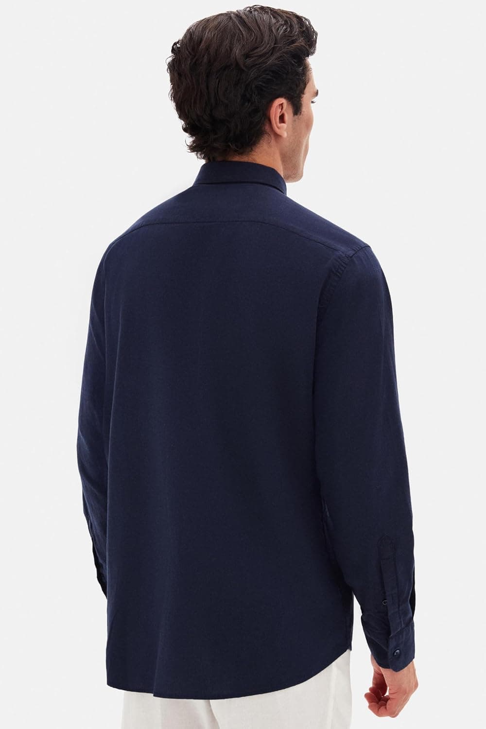 پیراهن مردانه D'S Damat Comfort نارنجی روشن یقه دکمهدار ظاهر کتانی %100 پنبه پیراهن مردانه D'S Damat Comfort نارنجی روشن یقه دکمهدار ظاهر کتانی %100 پنبه