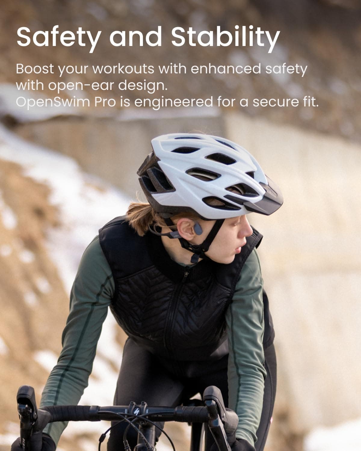 هدفون ورزشی SHOKZ انتقال استخوانی ضدآب IP68 مدل OpenSwim Pro خاکستری هدفون ورزشی SHOKZ انتقال استخوانی ضدآب IP68 مدل OpenSwim Pro خاکستری