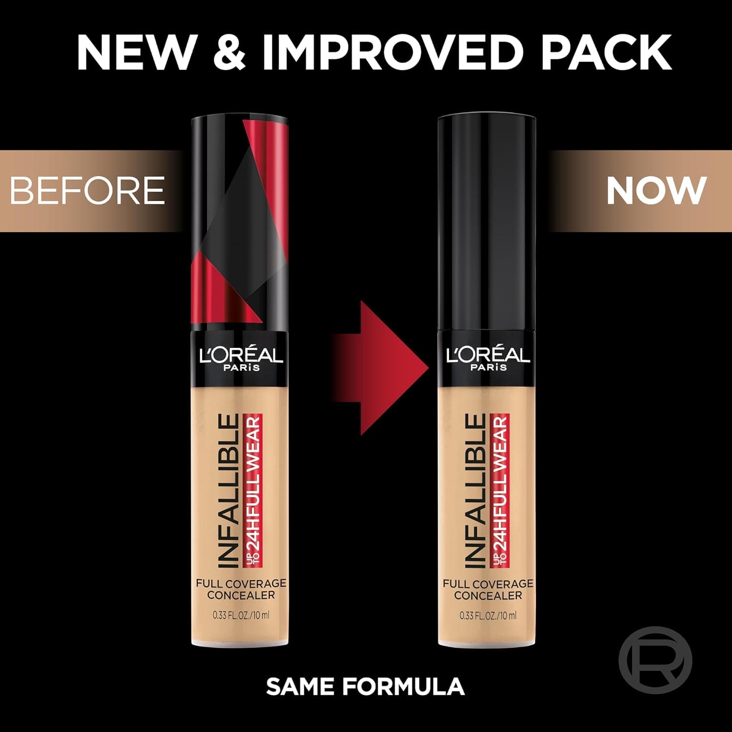 کانسیلر مات ضدآب و پوشاننده کامل L'Oreal Paris Infallible Full Wear، رنگ Latte، 0.33 fl. oz. کانسیلر مات ضدآب و پوشاننده کامل L'Oreal Paris Infallible Full Wear، رنگ Latte، 0.33 fl. oz.
