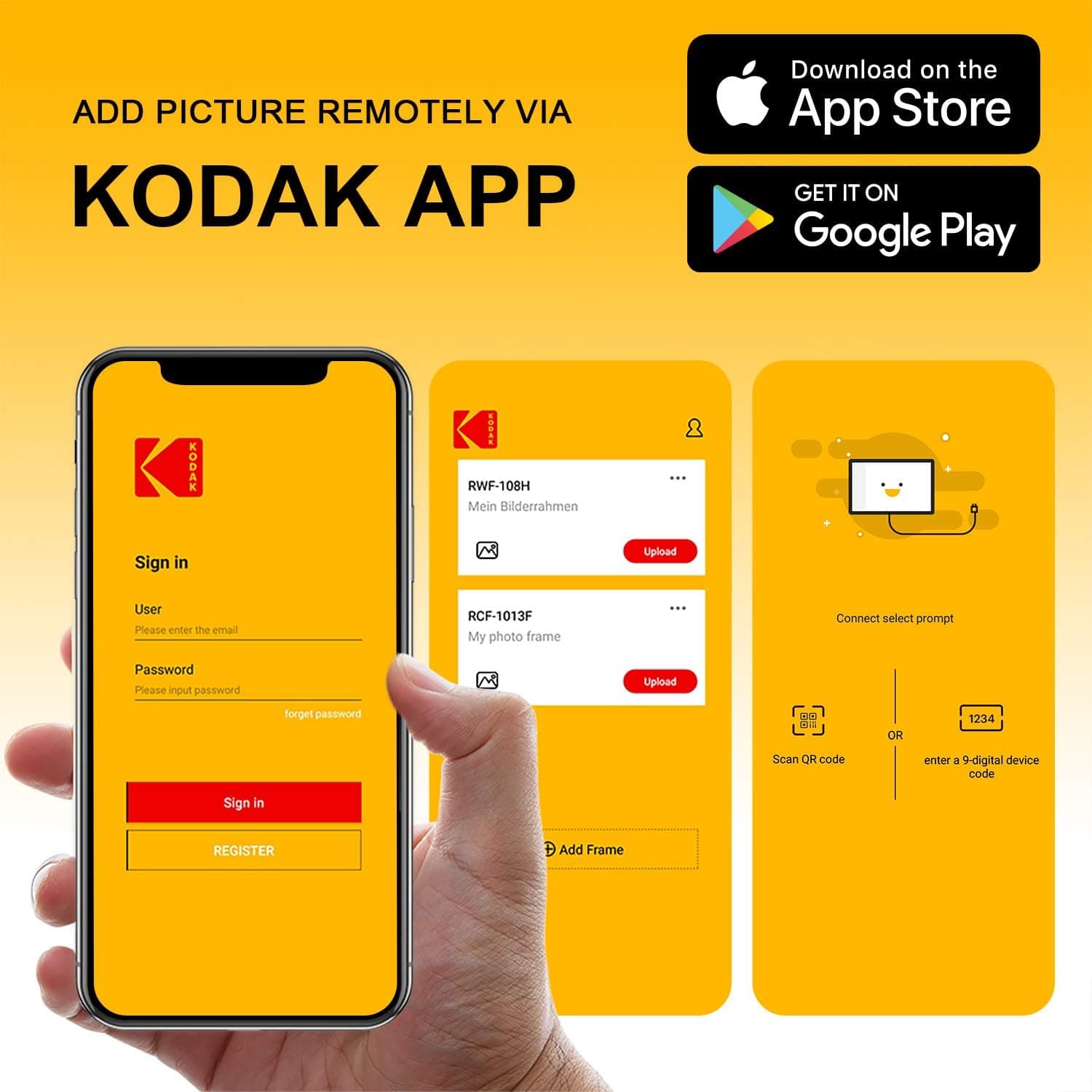 قاب عکس دیجیتال KODAK 10.1 اینچ WiFi لمسی IPS حافظه 16GB مشکی قاب عکس دیجیتال KODAK 10.1 اینچ WiFi لمسی IPS حافظه 16GB مشکی