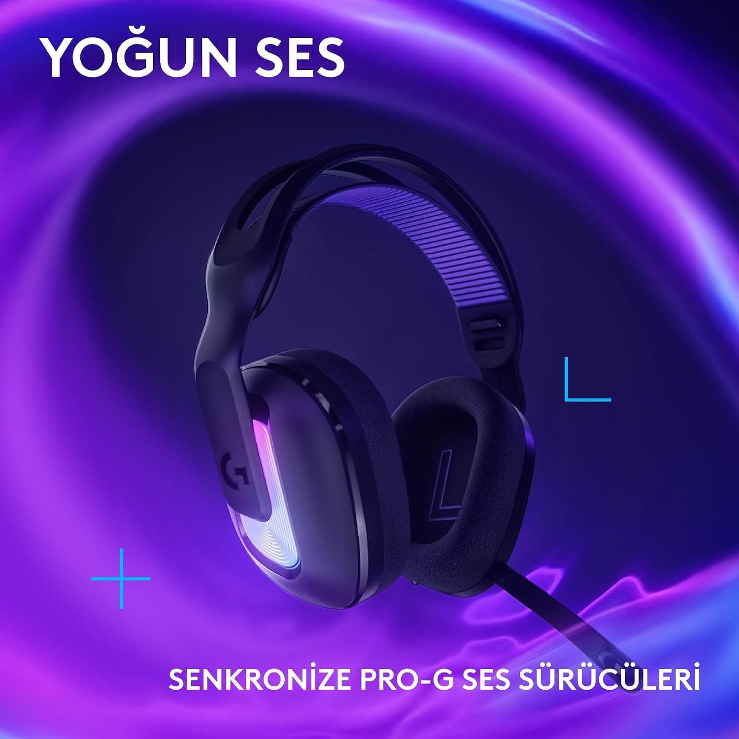هدست گیمینگ بیسیم Logitech G مدل G522 LIGHTSPEED با نور RGB مشکی هدست گیمینگ بیسیم Logitech G مدل G522 LIGHTSPEED با نور RGB مشکی