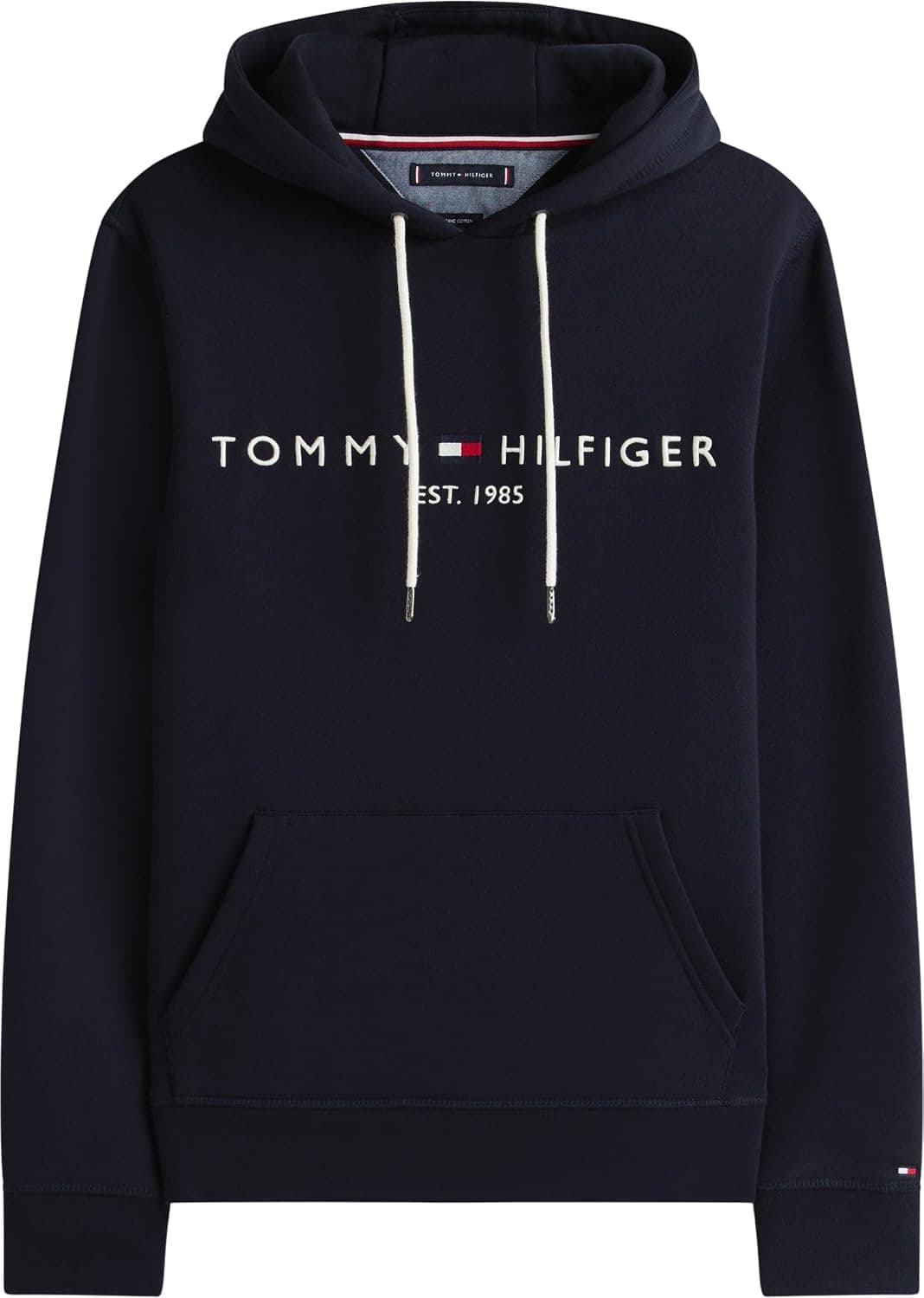 هودی مردانه Tommy Hilfiger آستین بلند با لوگوی گلدوزیشده و جیب کانگورویی هودی مردانه Tommy Hilfiger آستین بلند با لوگوی گلدوزیشده و جیب کانگورویی