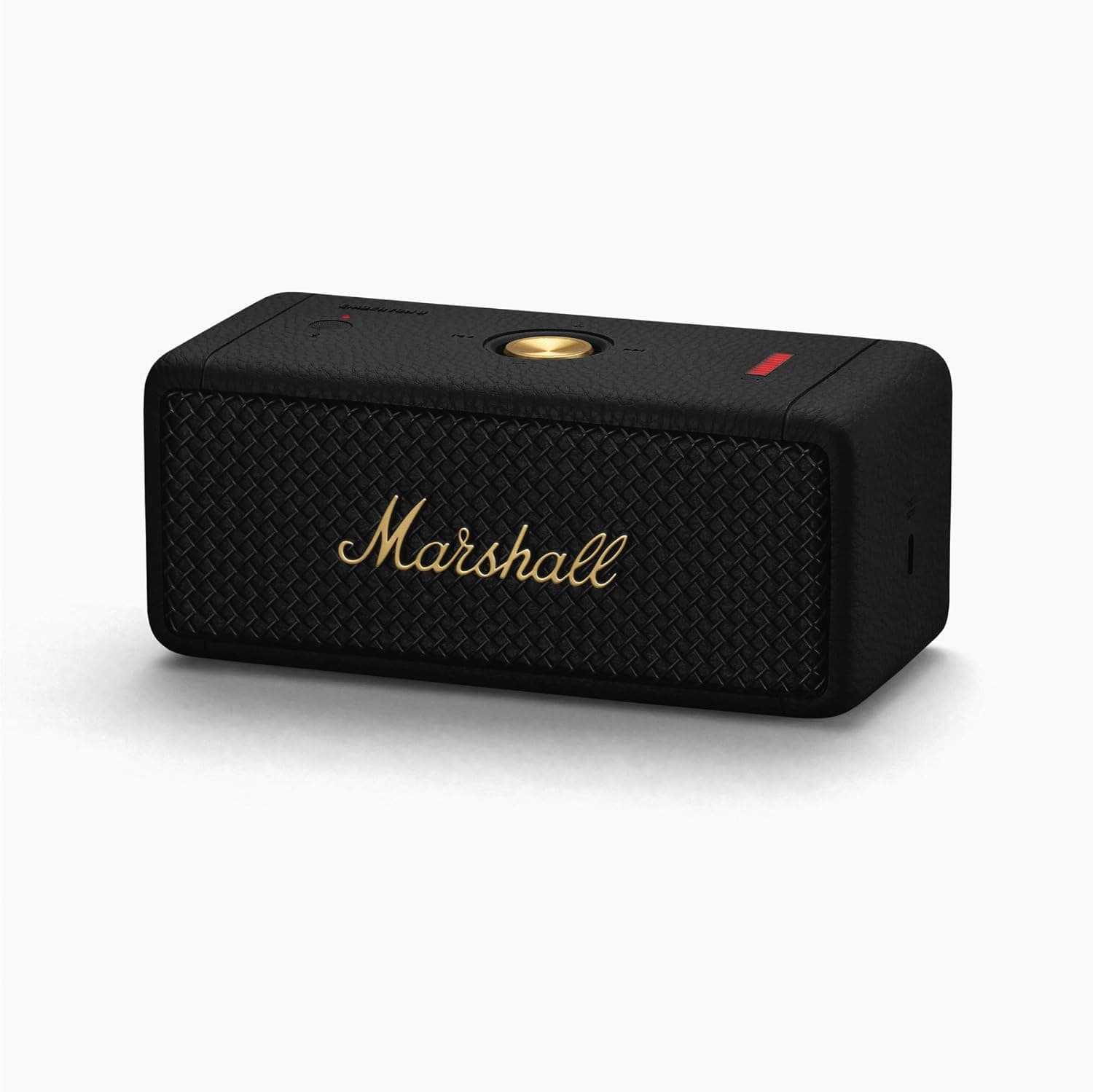 اسپیکر بلوتوثی Marshall مشکی و برنجی مدل Emberton II اسپیکر بلوتوثی Marshall مشکی و برنجی مدل Emberton II