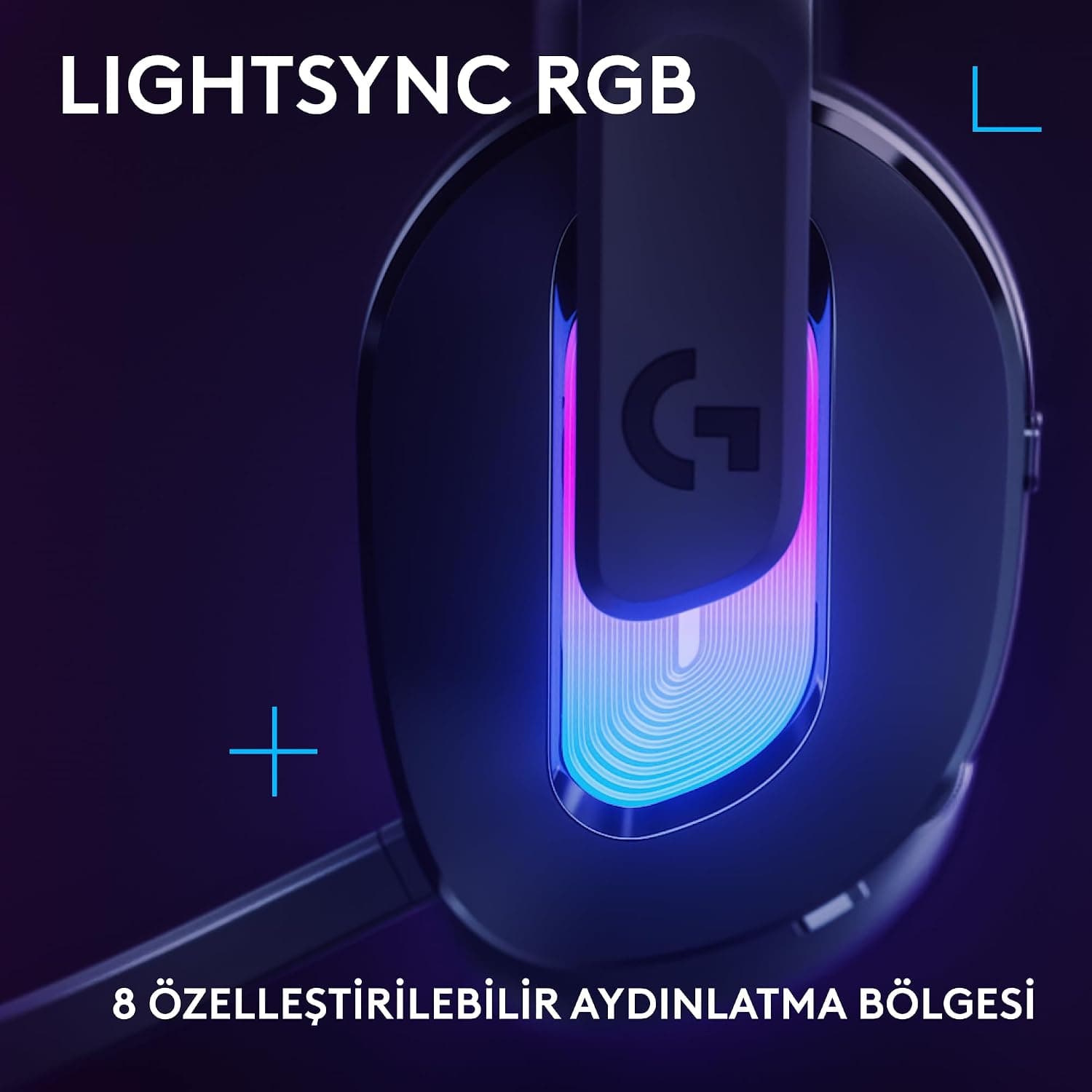 هدست گیمینگ بیسیم Logitech G مدل G522 LIGHTSPEED با نور RGB مشکی هدست گیمینگ بیسیم Logitech G مدل G522 LIGHTSPEED با نور RGB مشکی
