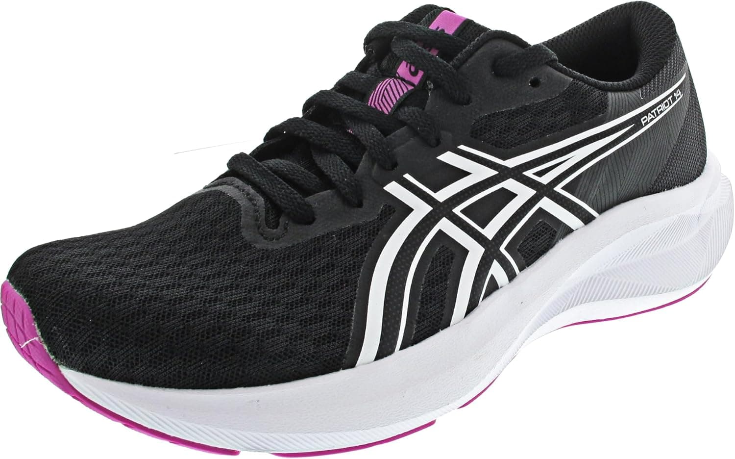 کفش دویدن یونیسکس ASICS Patriot 14 مشکی مدل 1012B836-005 کفش دویدن یونیسکس ASICS Patriot 14 مشکی مدل 1012B836-005