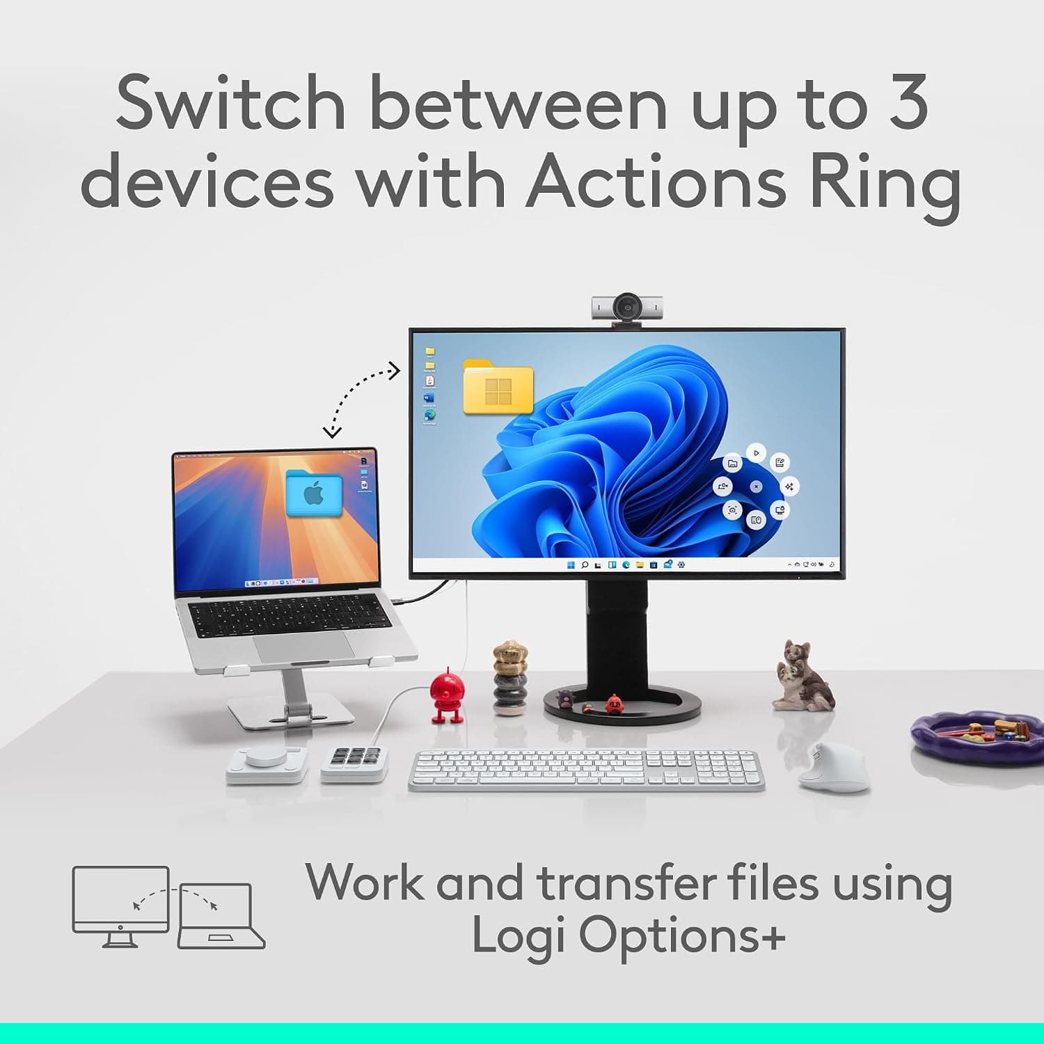 ماوس بیسیم ارگونومیک Logitech با بازخورد لمسی، اسکرول فوقسریع و شارژ USB-C، گرافیتی مدل MX Master 4 ماوس بیسیم ارگونومیک Logitech با بازخورد لمسی، اسکرول فوقسریع و شارژ USB-C، گرافیتی مدل MX Master 4