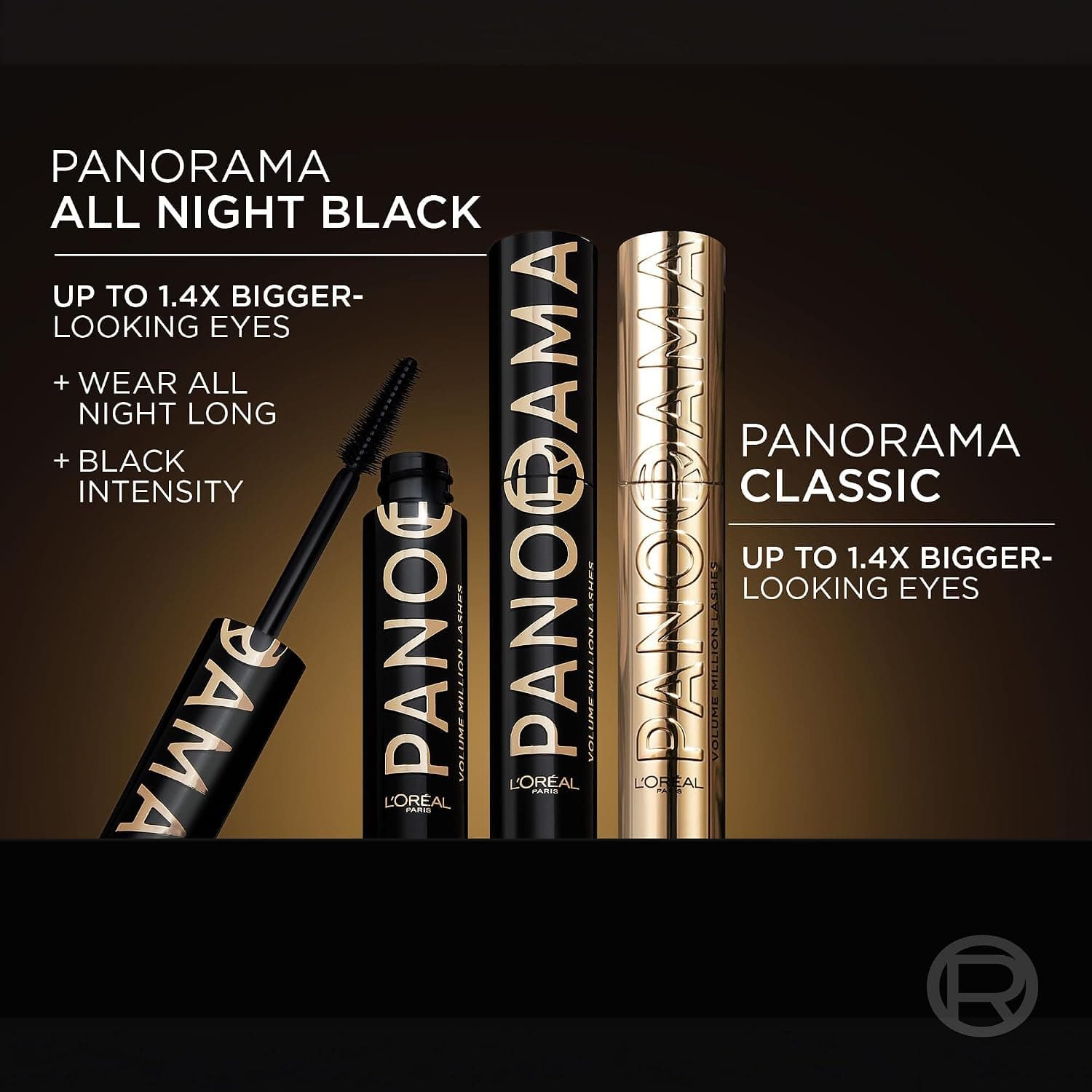 ریمل L'Oreal Paris حجمدهنده و بلندکننده ماندگار مدل Voluminous Panorama مشکی 0.33 Fl Oz ریمل L'Oreal Paris حجمدهنده و بلندکننده ماندگار مدل Voluminous Panorama مشکی 0.33 Fl Oz