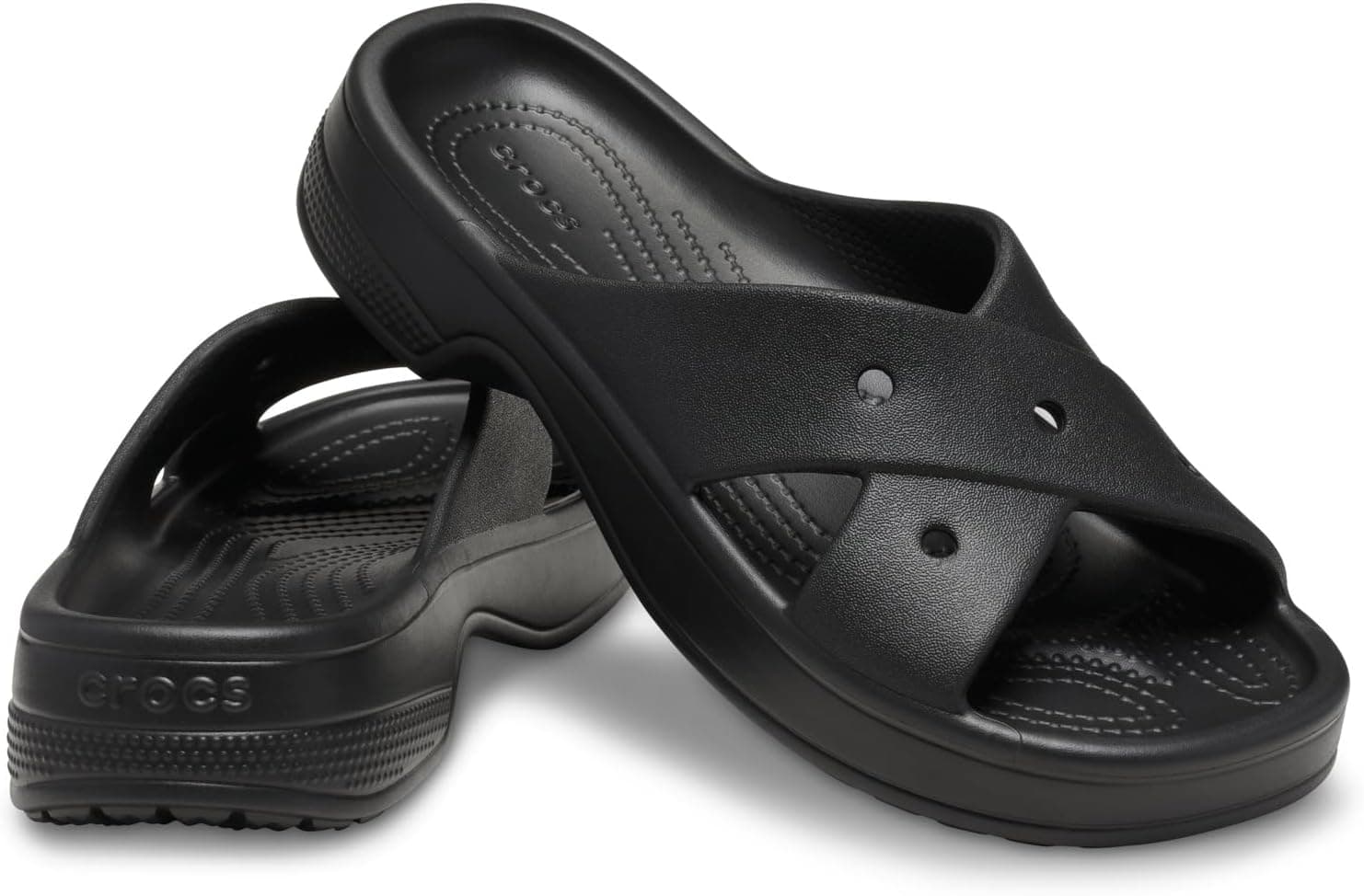 کفش کلاگ زنانه Crocs بند متقاطع مدل Classic کفش کلاگ زنانه Crocs بند متقاطع مدل Classic