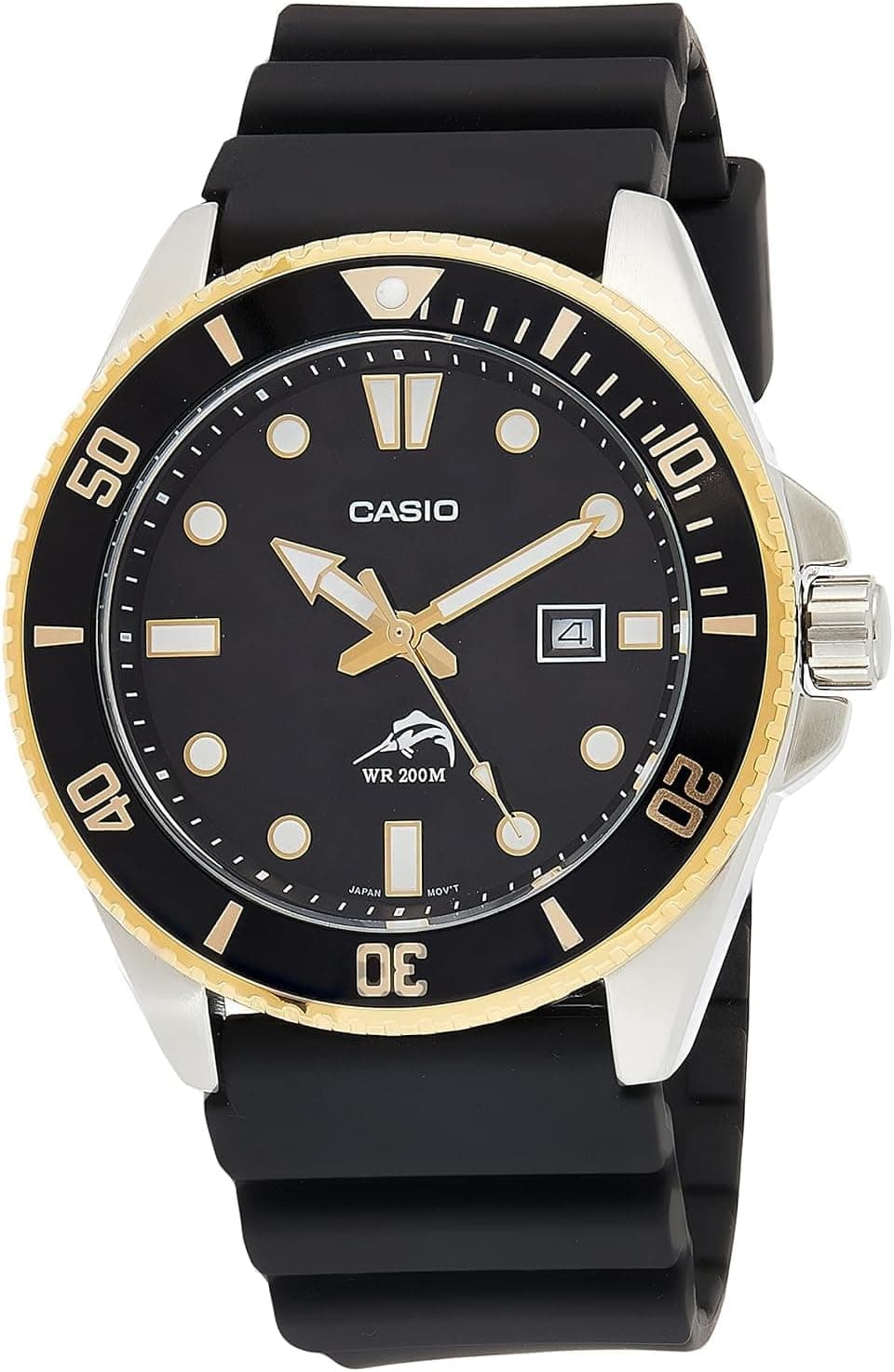 ساعت مچی مردانه Casio غواصی مشکی 200 M WR مدل MDV106-1AV ساعت مچی مردانه Casio غواصی مشکی 200 M WR مدل MDV106-1AV