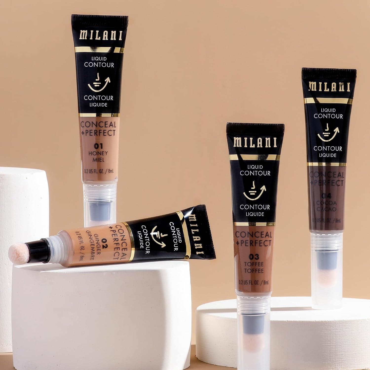 کانتور مایع Milani Conceal + Perfect مجموعه Face Lift رنگ عسلی کانتور مایع Milani Conceal + Perfect مجموعه Face Lift رنگ عسلی