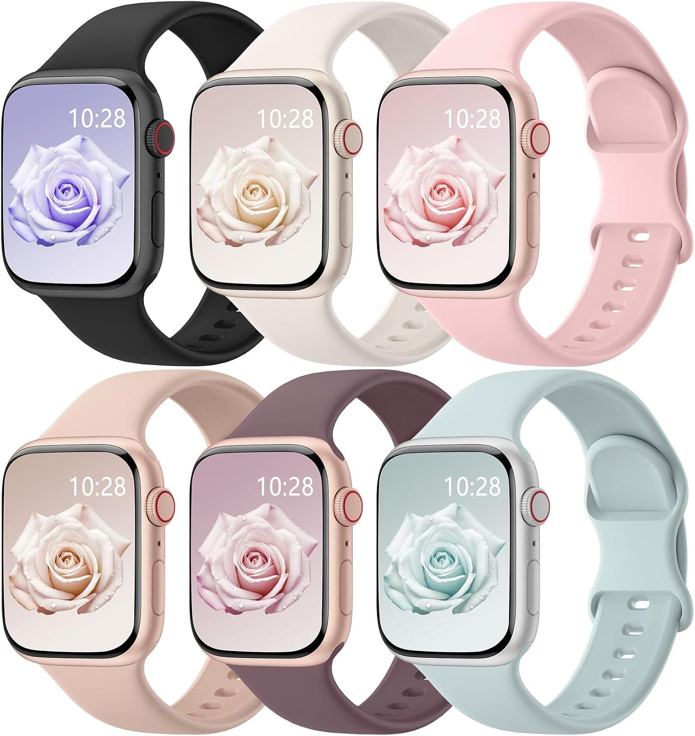 بند ورزشی زنانه و مردانه HEARTBOOM سازگار با Apple Watch 6 عددی بند ورزشی زنانه و مردانه HEARTBOOM سازگار با Apple Watch 6 عددی