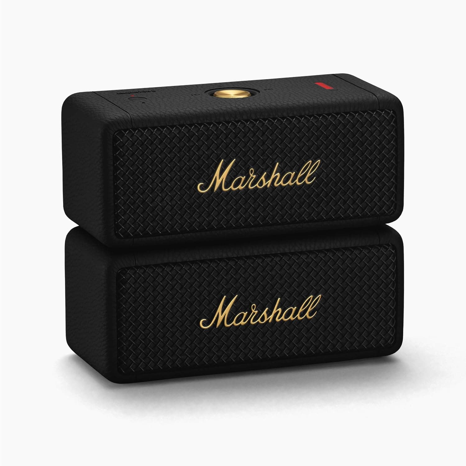 اسپیکر بلوتوثی Marshall مشکی و برنجی مدل Emberton II اسپیکر بلوتوثی Marshall مشکی و برنجی مدل Emberton II
