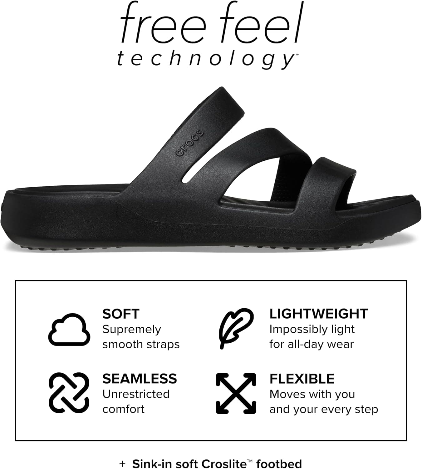 صندل زنانه Crocs Getaway Strappy صندل زنانه Crocs Getaway Strappy