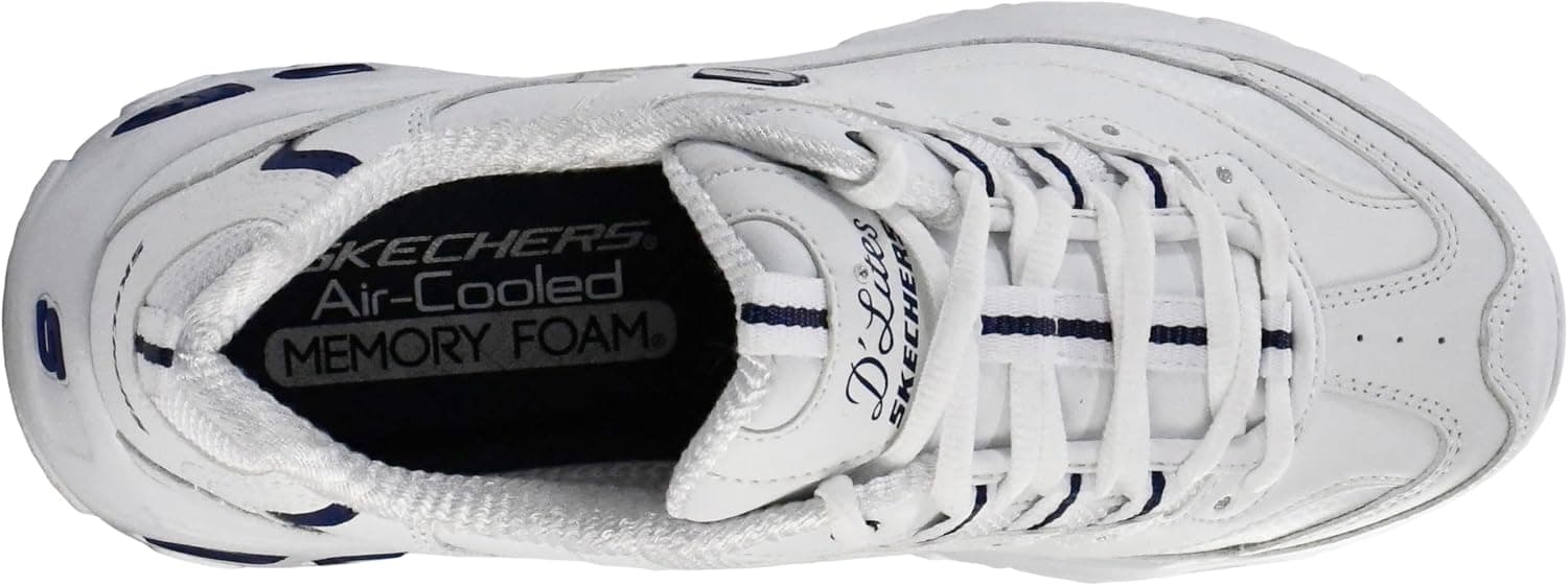 کتانی زنانه Skechers بندی بدون فوم حافظهدار مدل D'Lites Original کتانی زنانه Skechers بندی بدون فوم حافظهدار مدل D'Lites Original