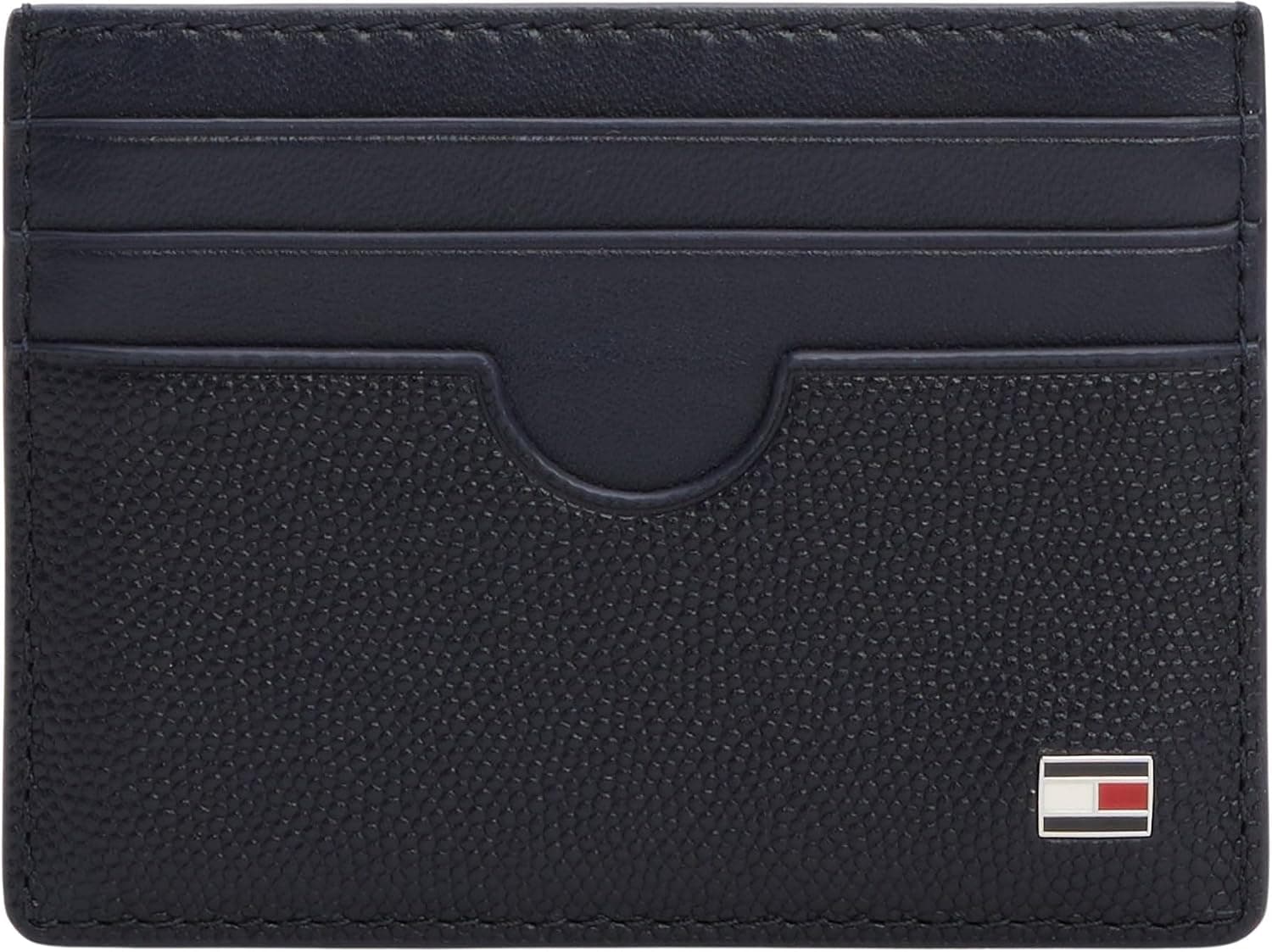 کیف پول مردانه Tommy Hilfiger TH Flag CC Holder آبی اسپیس کیف پول مردانه Tommy Hilfiger TH Flag CC Holder آبی اسپیس